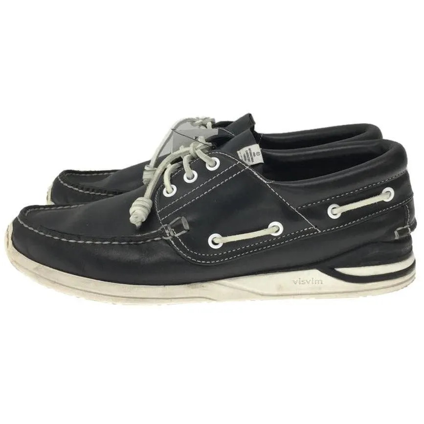 [11]  Visvim Hockney 3 Eye Folk Leather Black