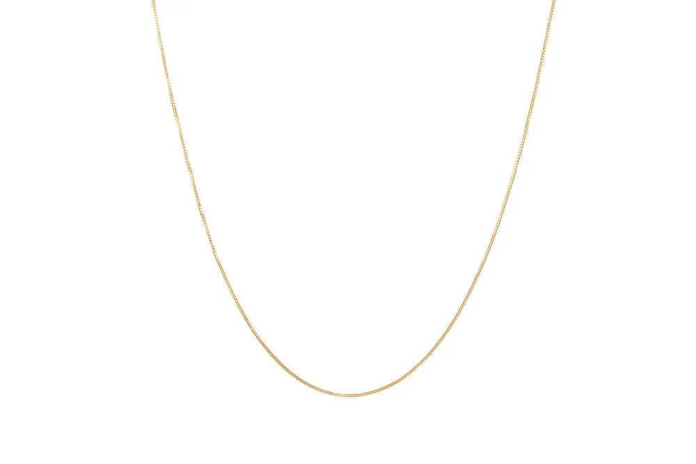 14K Gold Box Chain