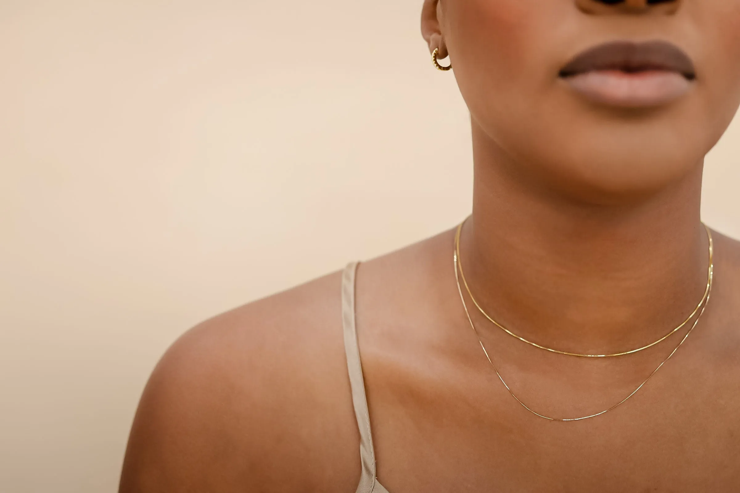 14K Gold Box Chain