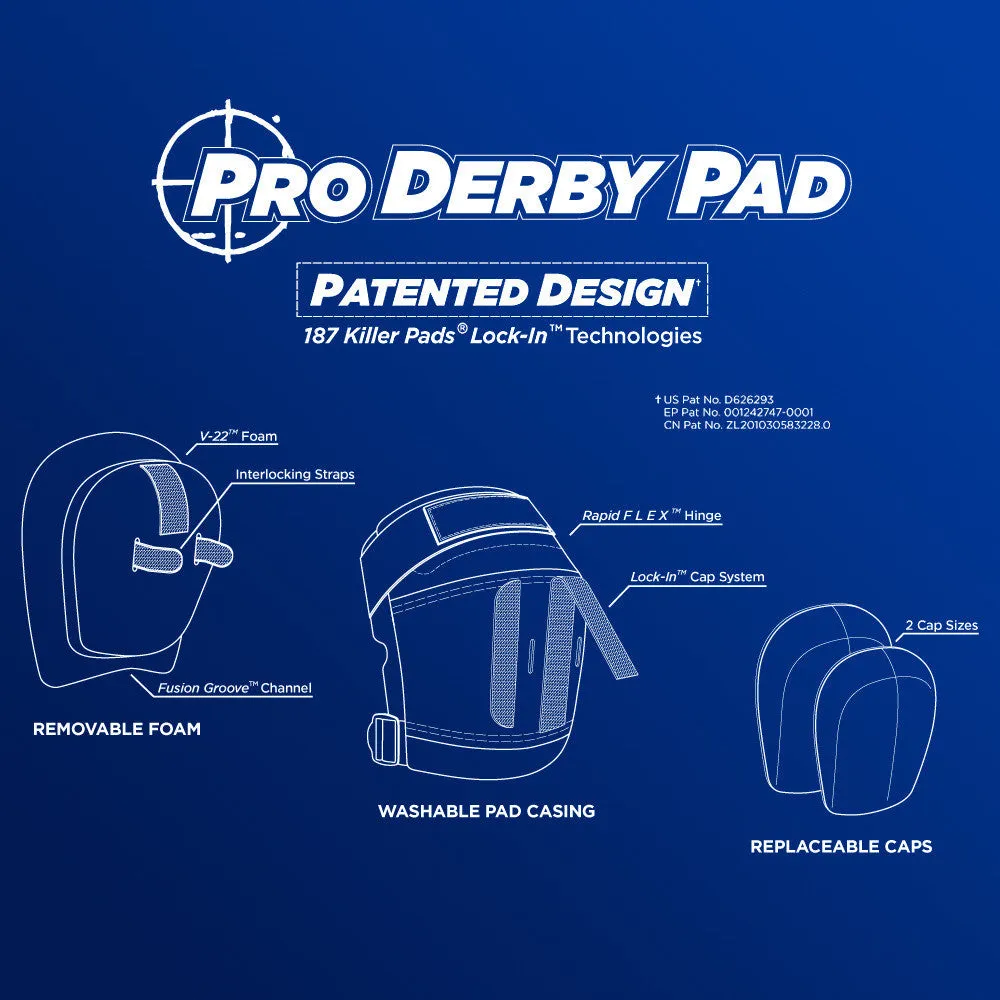 187 Killer Pro Derby Knee Pads