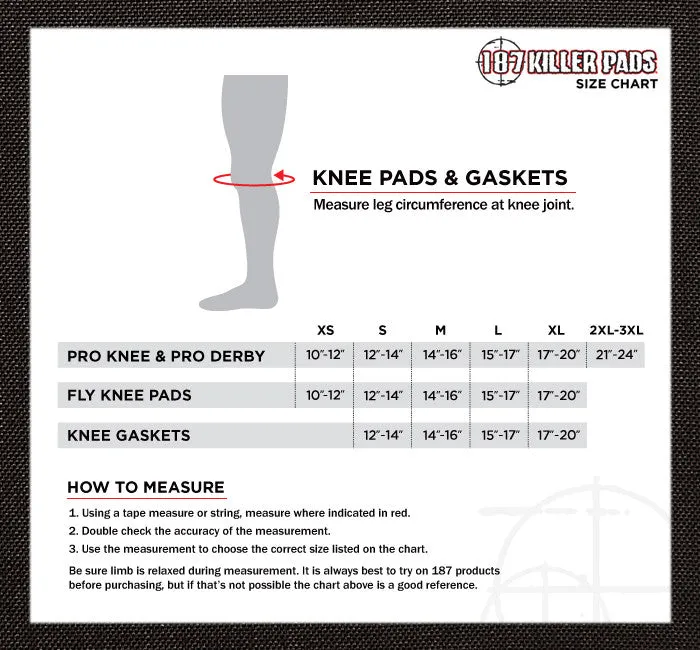 187 Killer Pro Derby Knee Pads