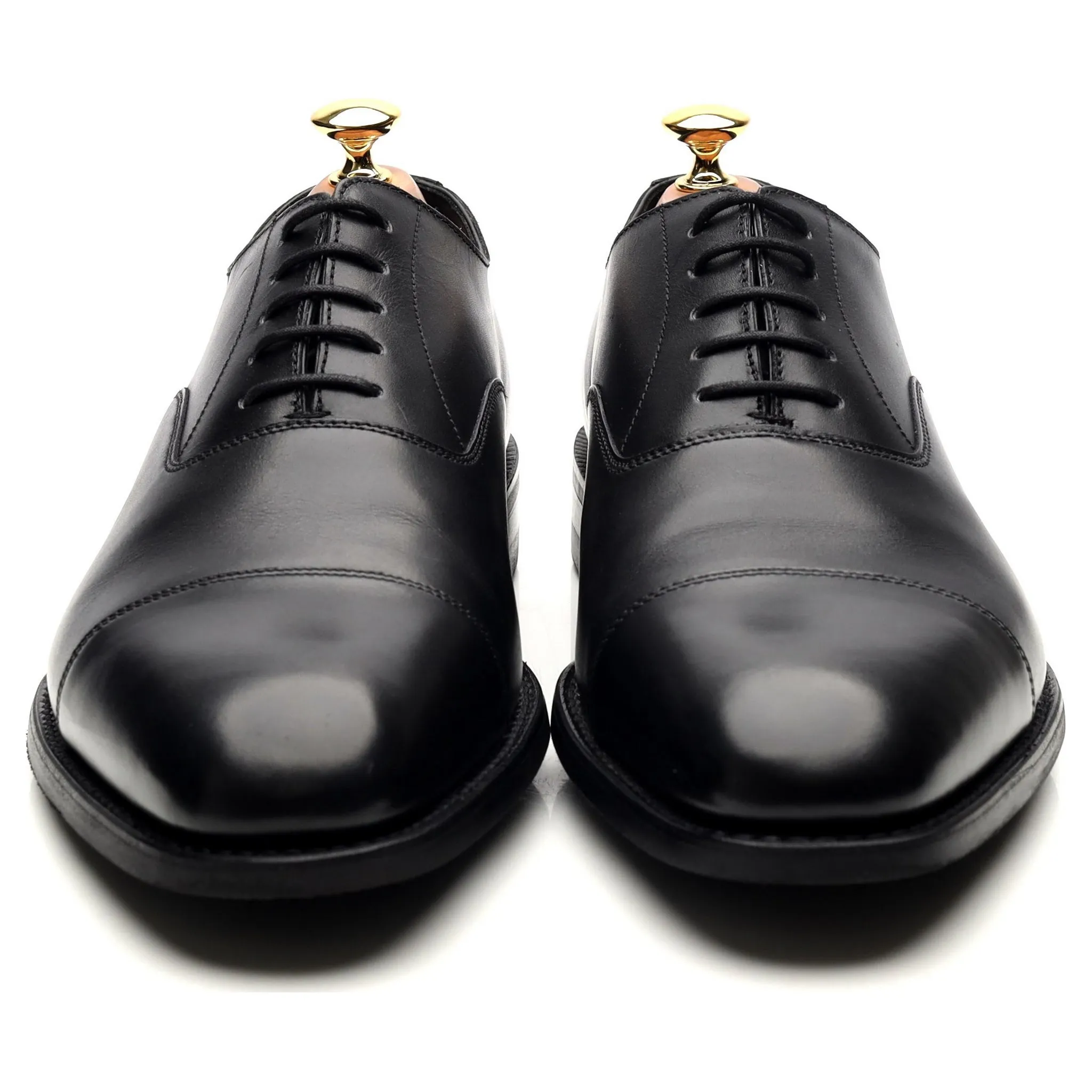 1880 'Aldwych' Black Leather Oxford UK 9 G