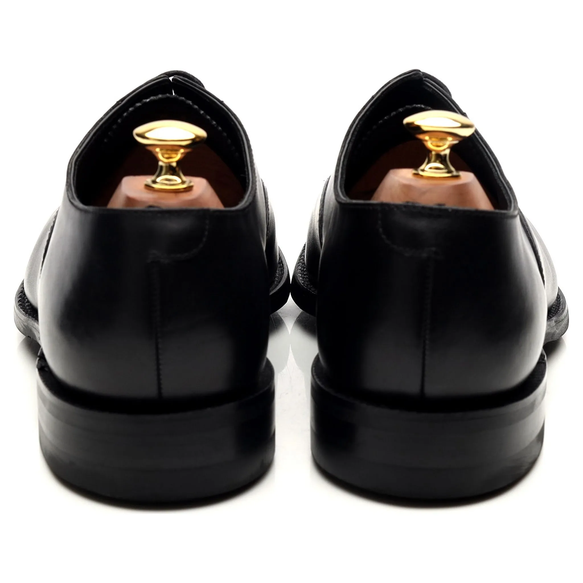 1880 'Aldwych' Black Leather Oxford UK 9 G