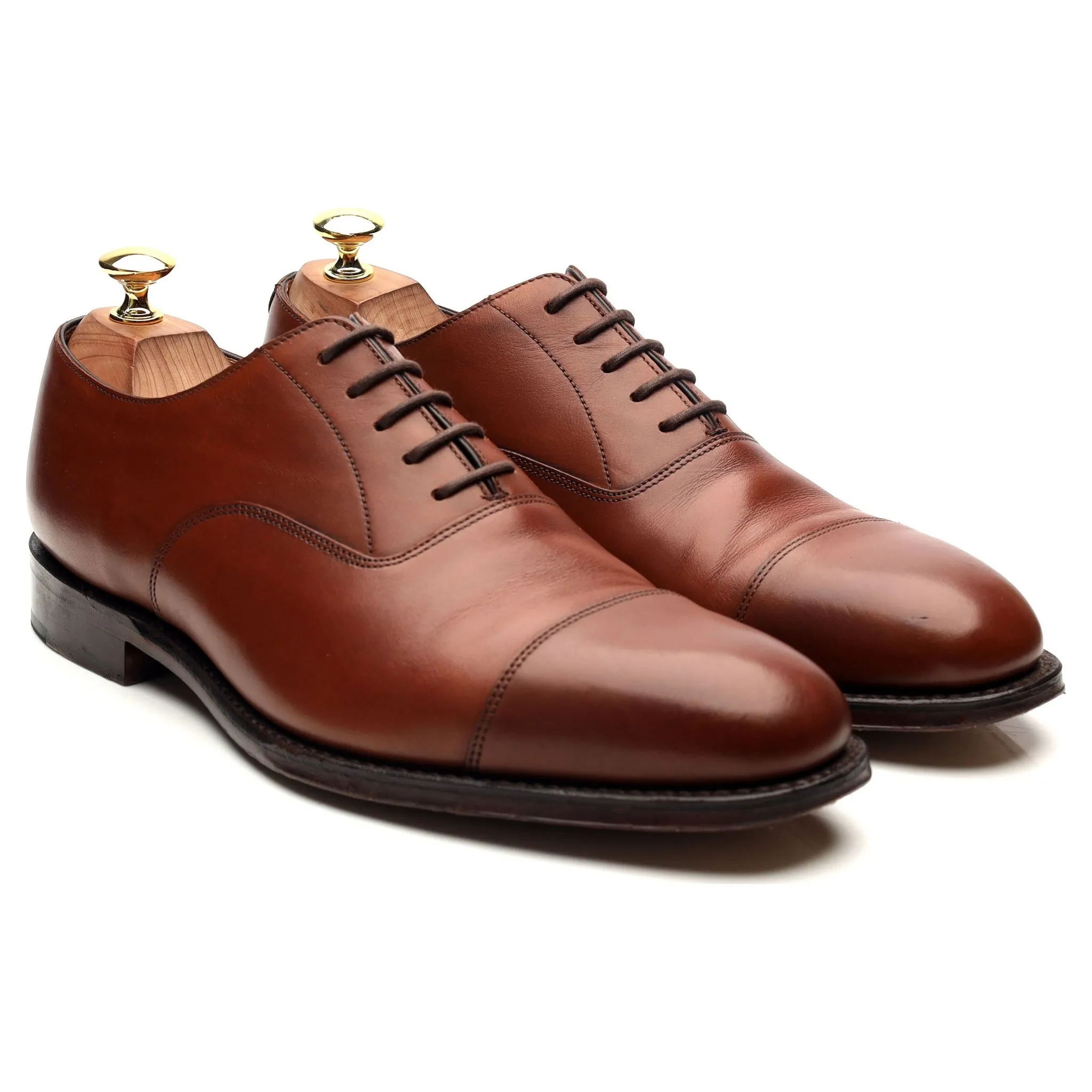 1880 'Aldwych' Brown Leather Oxford UK 8.5 F