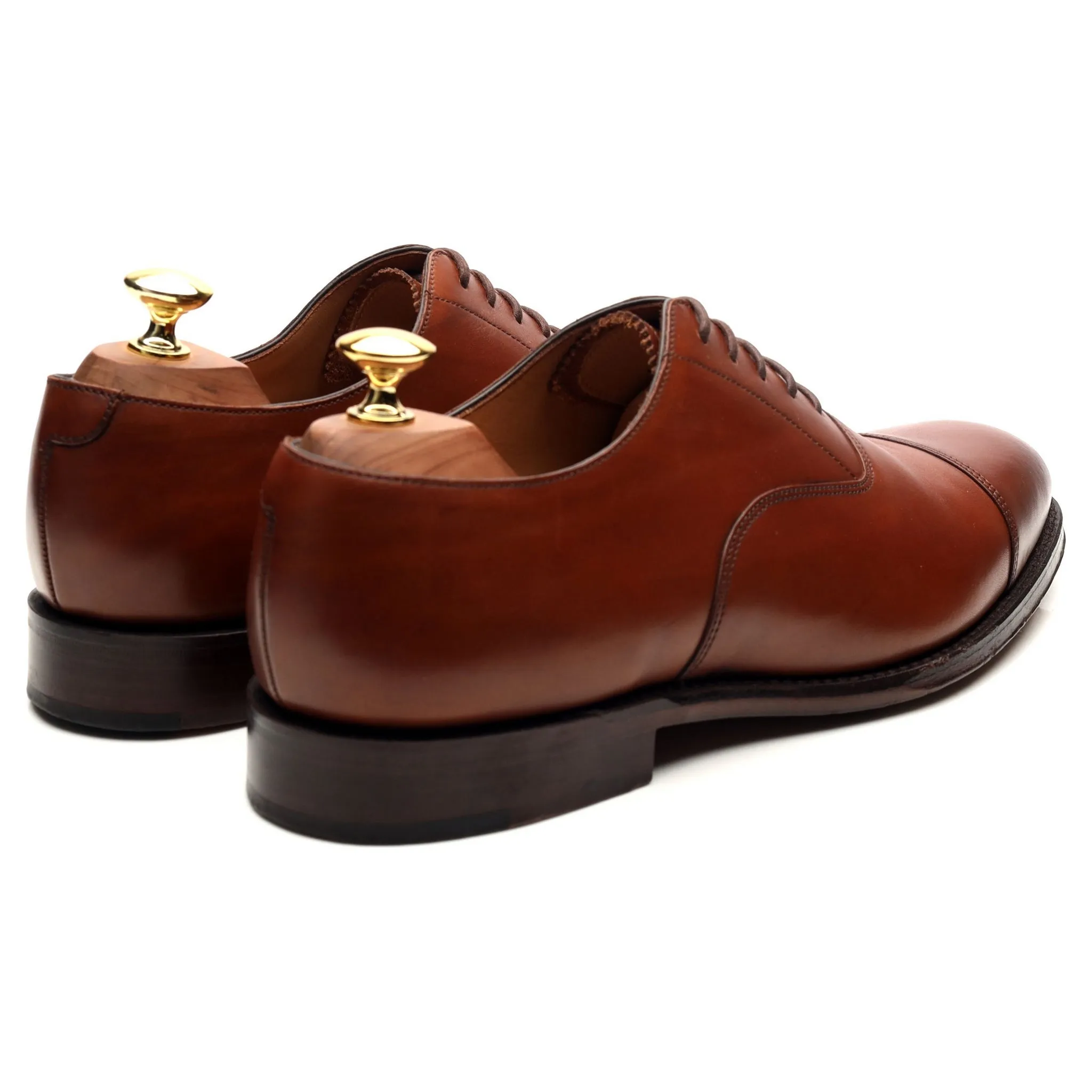 1880 'Aldwych' Brown Leather Oxford UK 8.5 F