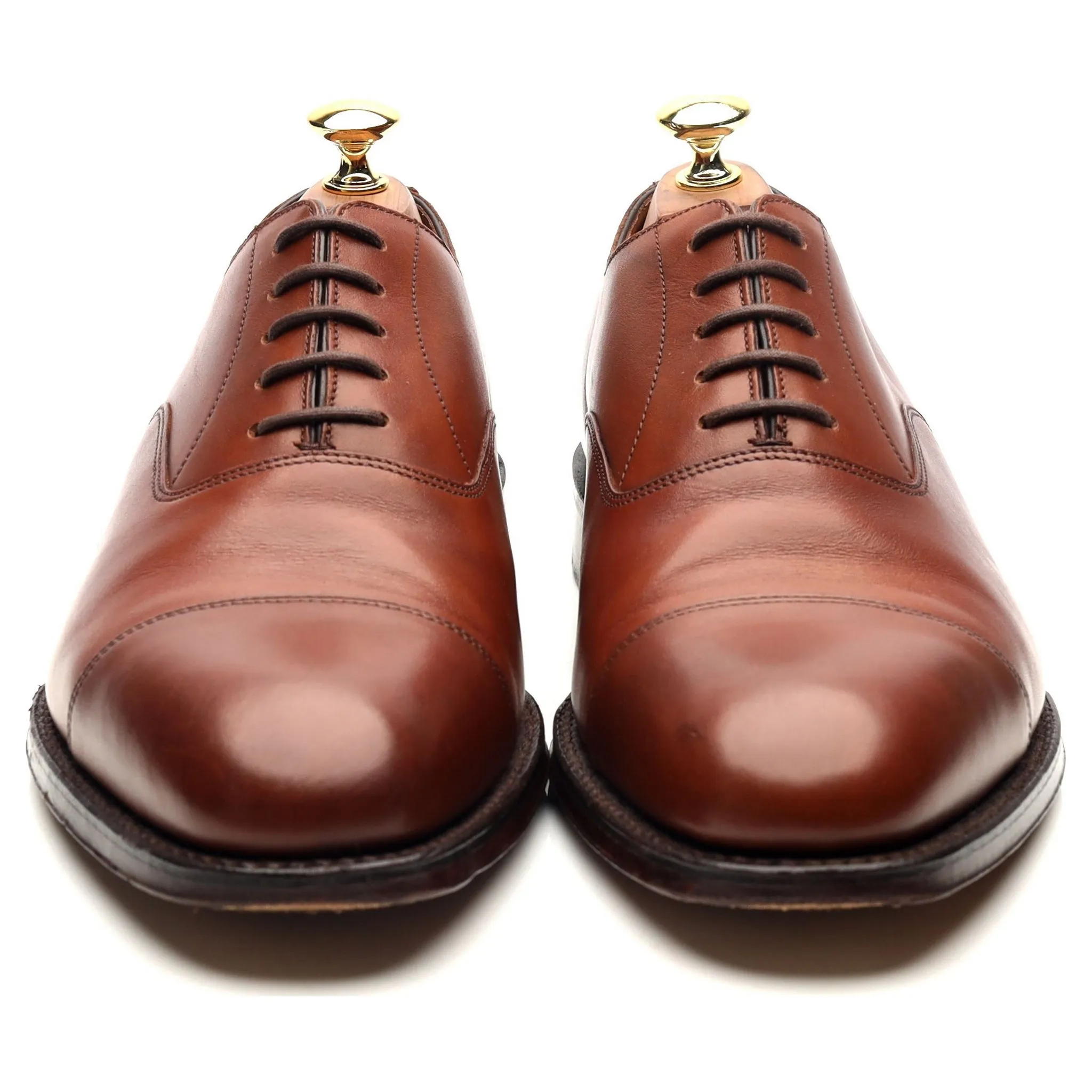 1880 'Aldwych' Brown Leather Oxford UK 8.5 F
