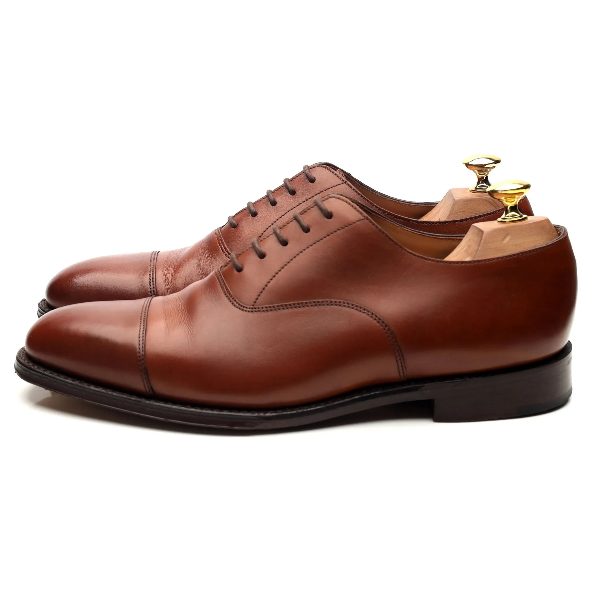 1880 'Aldwych' Brown Leather Oxford UK 8.5 F
