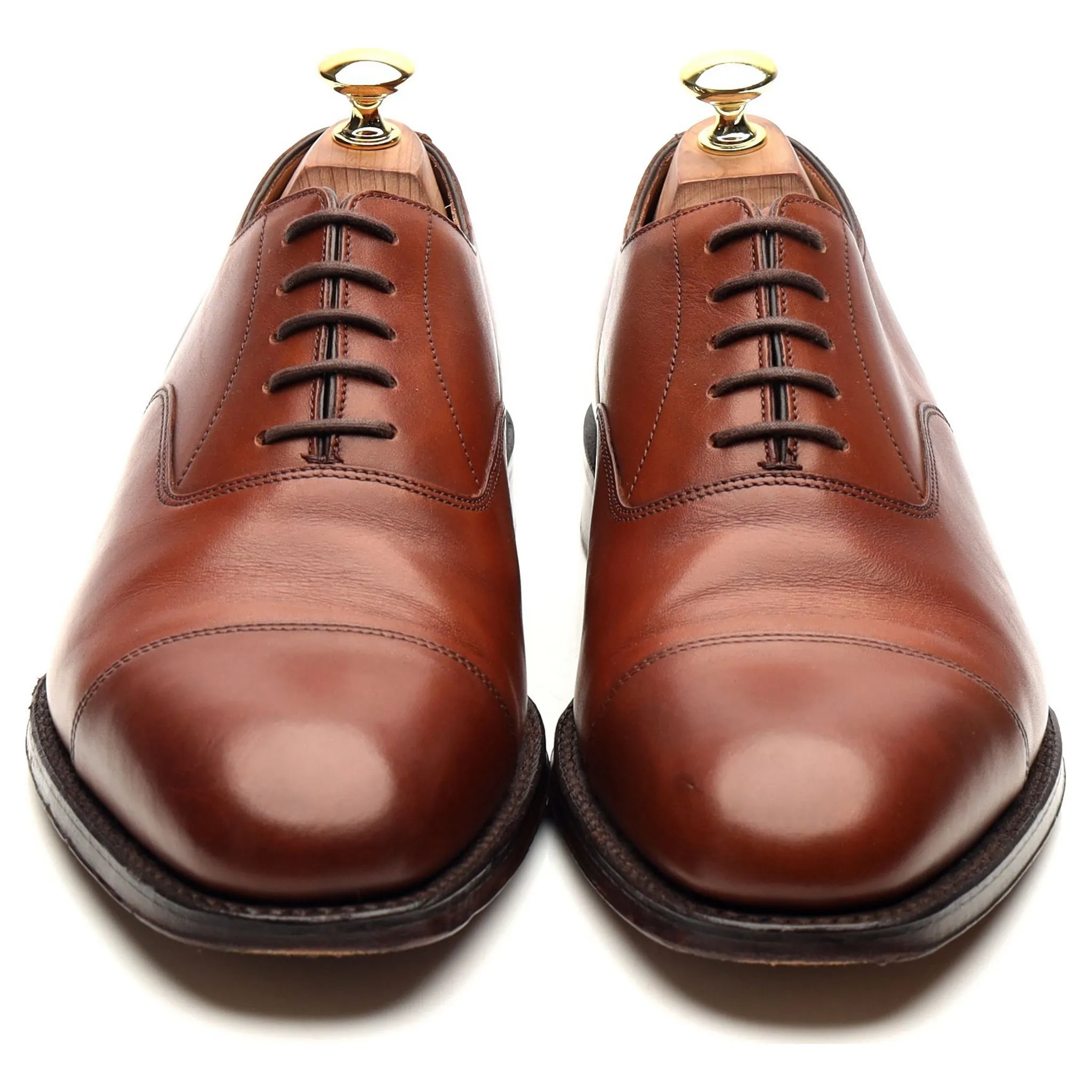 1880 'Aldwych' Brown Leather Oxford UK 8.5 F