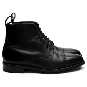 1880 'Hyde' Black Leather Boots UK 8 F
