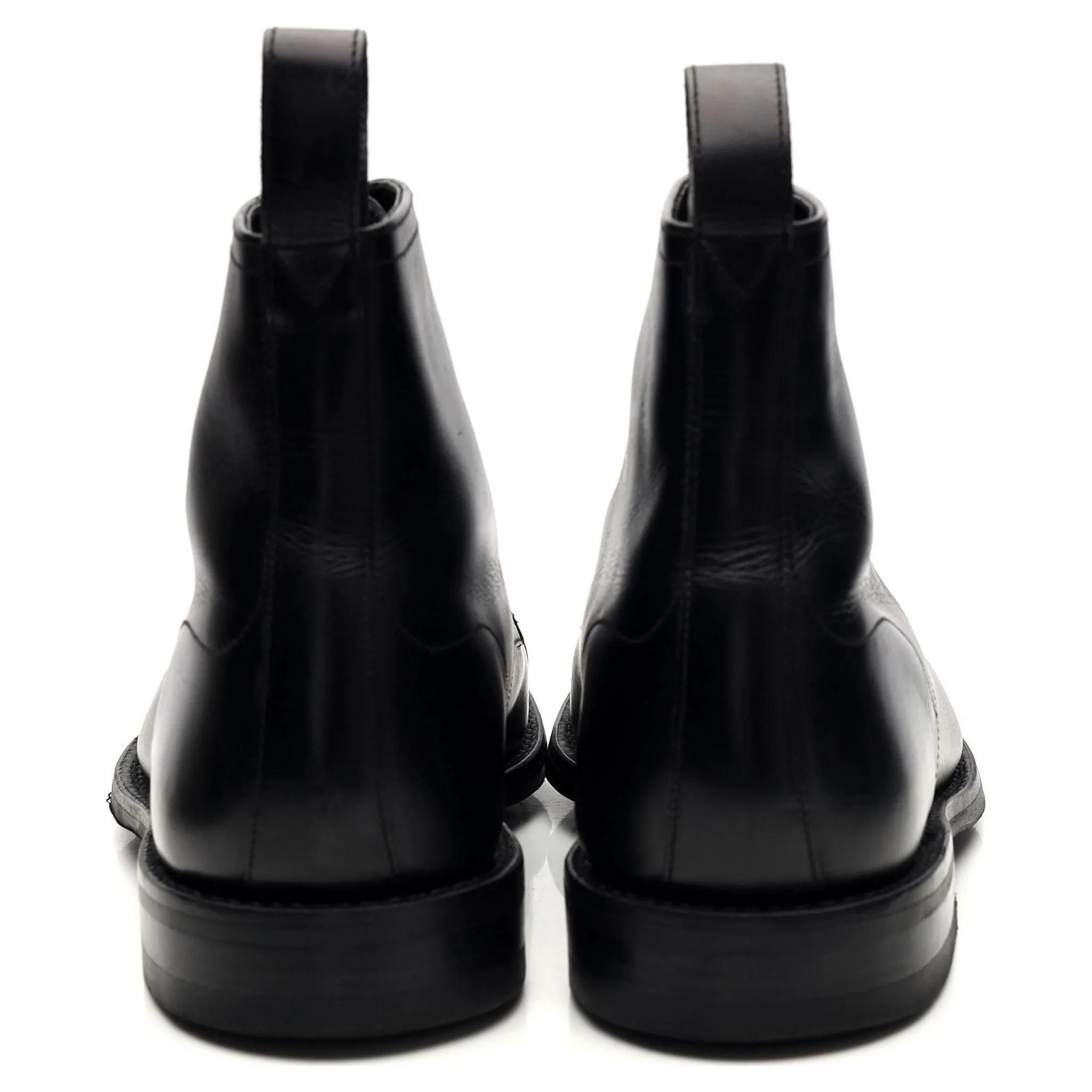 1880 'Hyde' Black Leather Boots UK 8 F