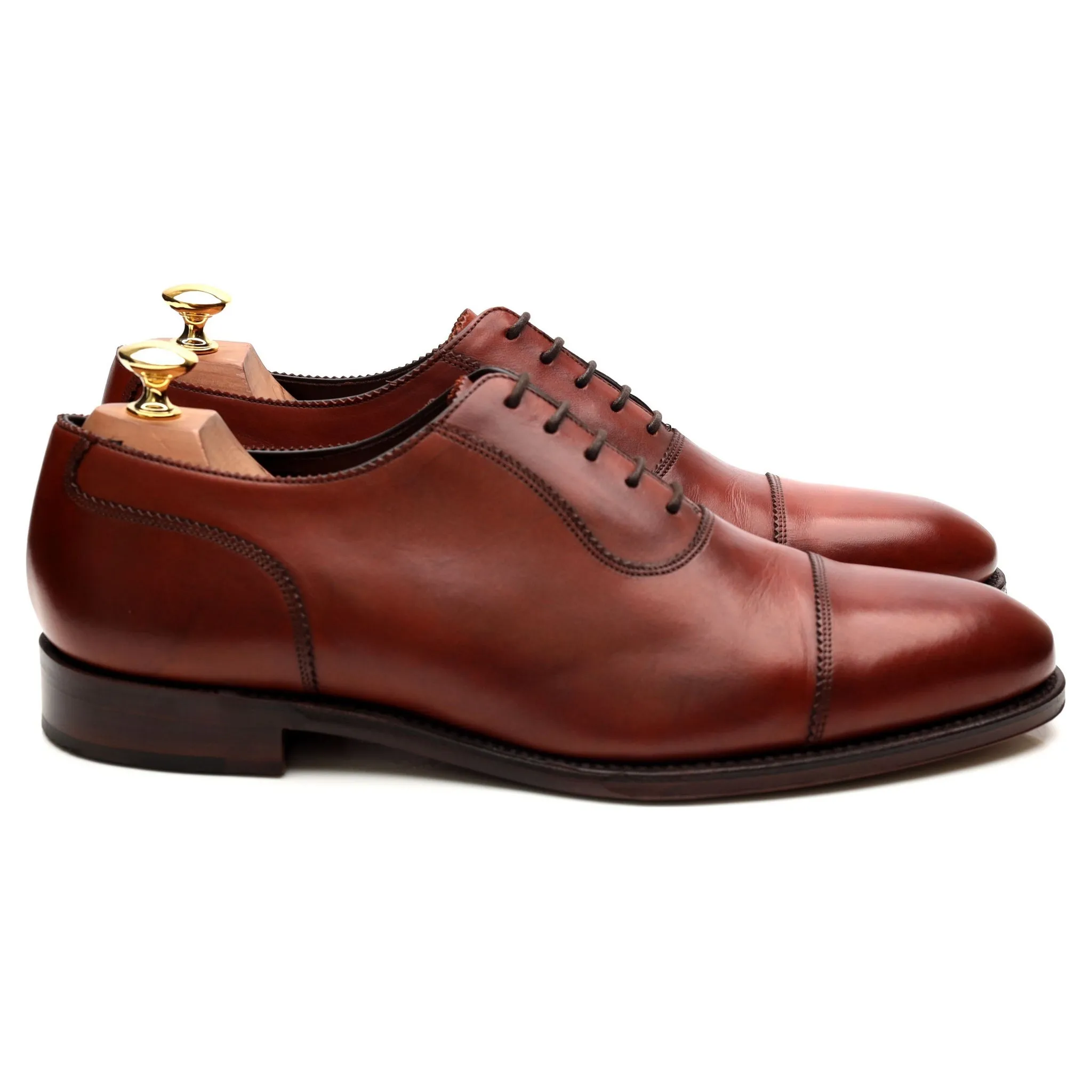 1880 Legacy 'Evans' Brown Leather Oxford UK 9.5 F