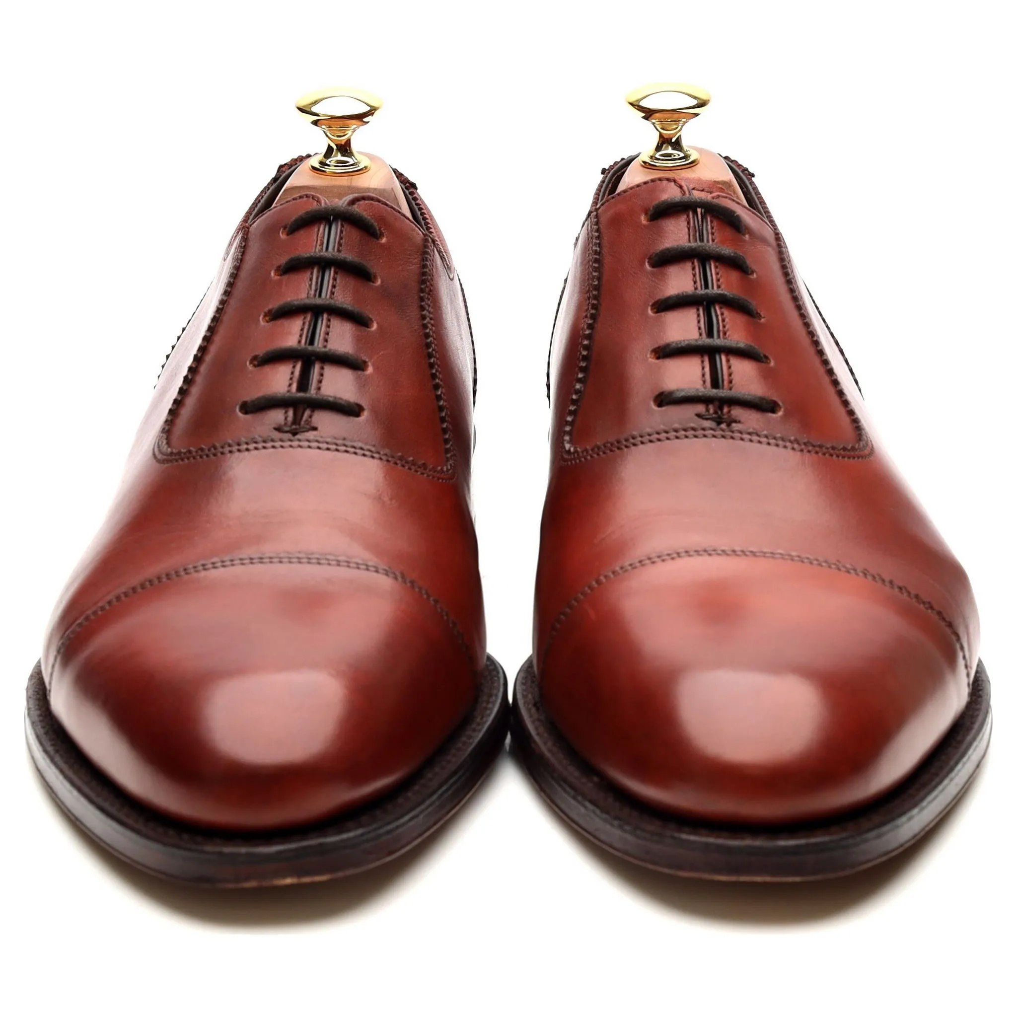1880 Legacy 'Evans' Brown Leather Oxford UK 9.5 F