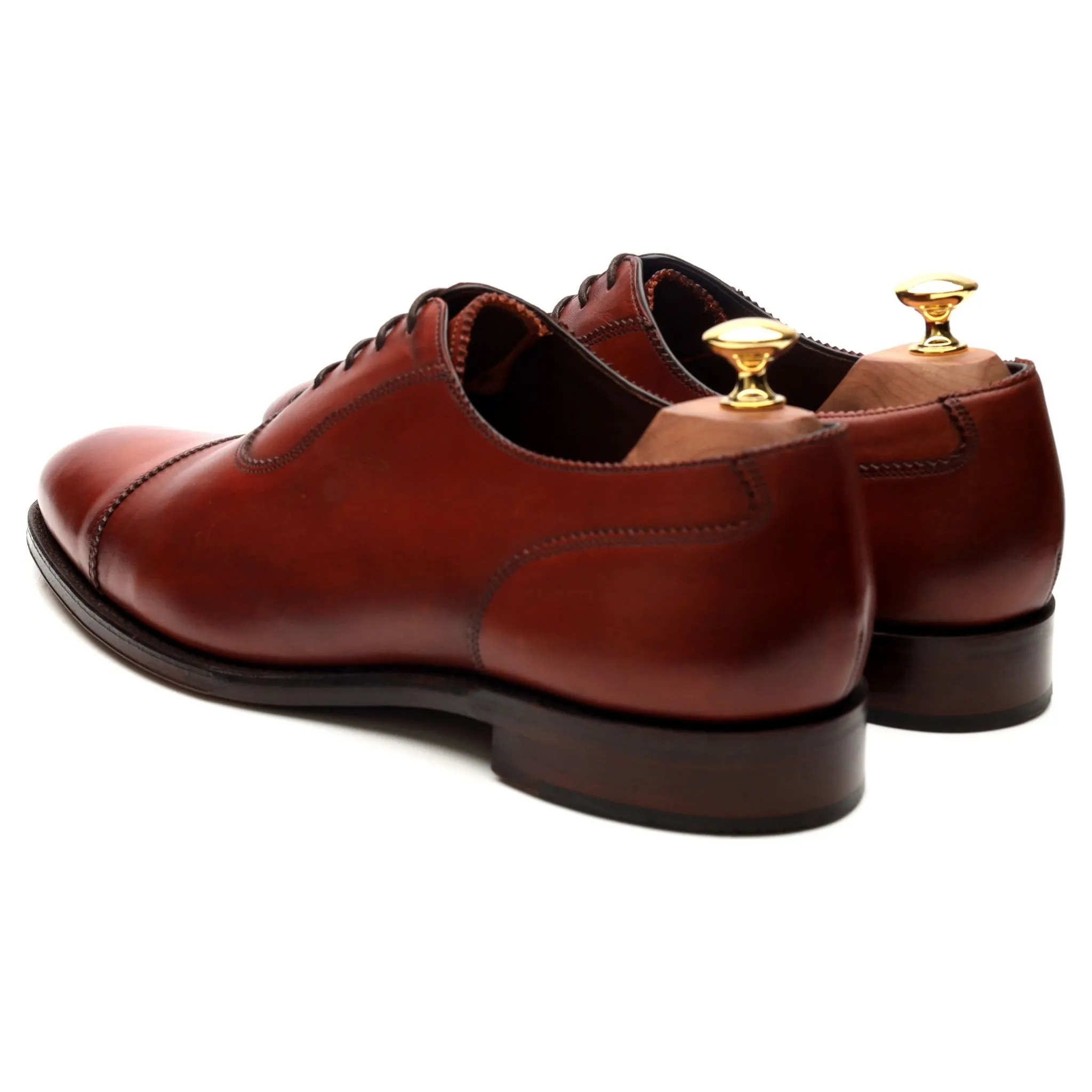 1880 Legacy 'Evans' Brown Leather Oxford UK 9.5 F
