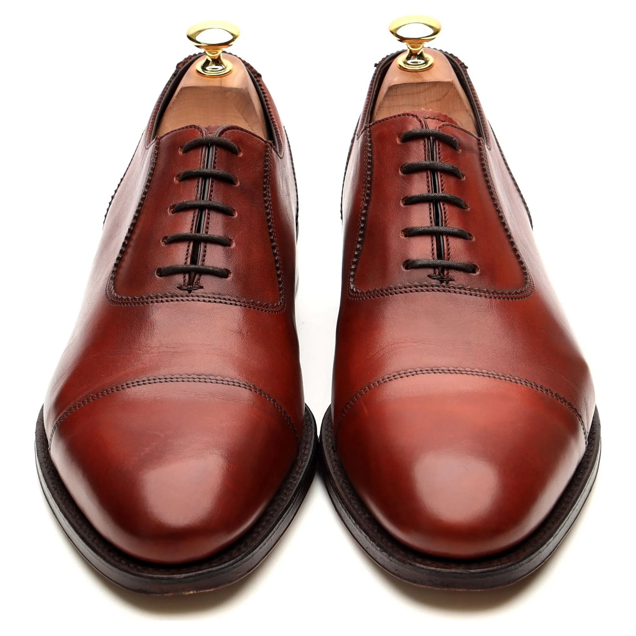 1880 Legacy 'Evans' Brown Leather Oxford UK 9.5 F