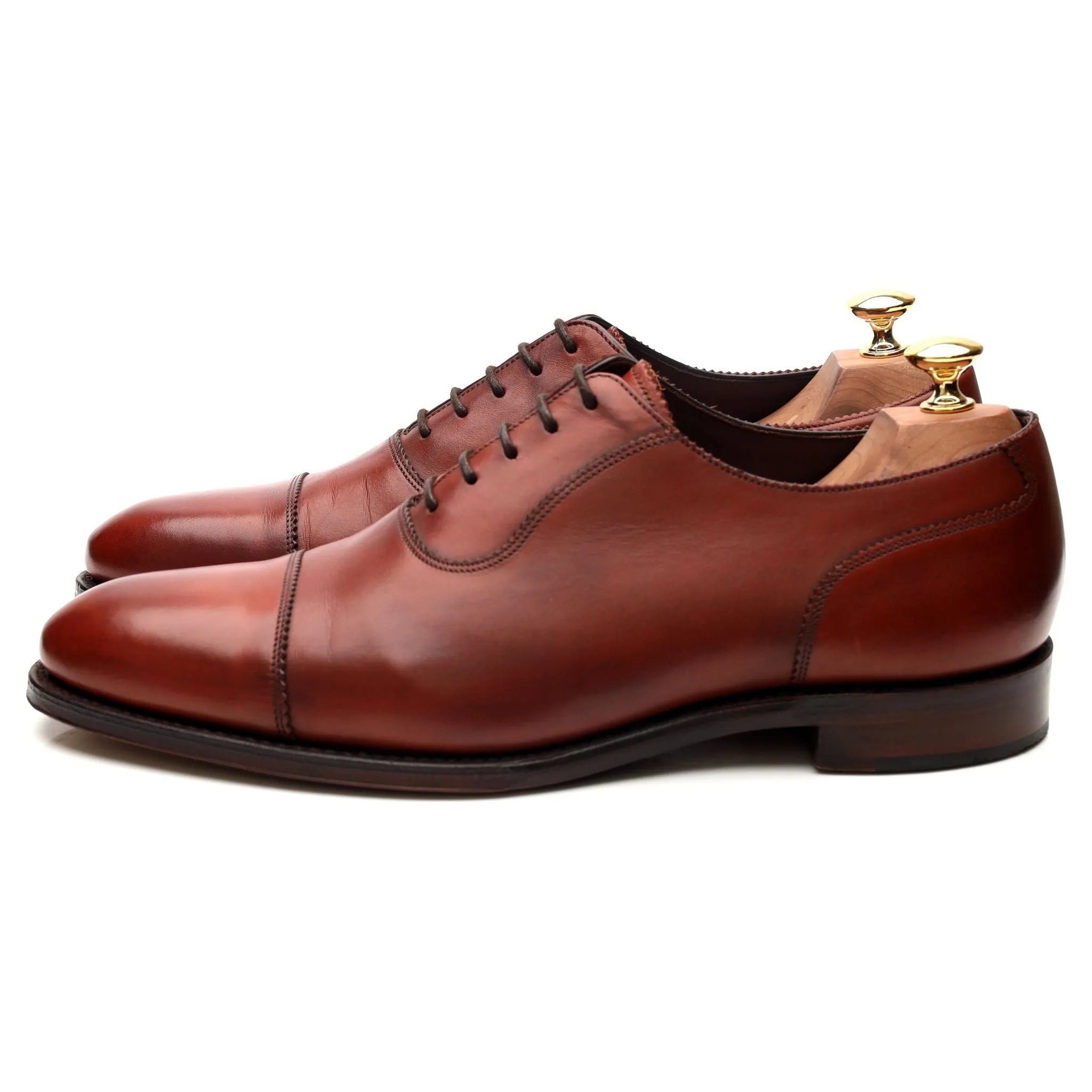 1880 Legacy 'Evans' Brown Leather Oxford UK 9.5 F