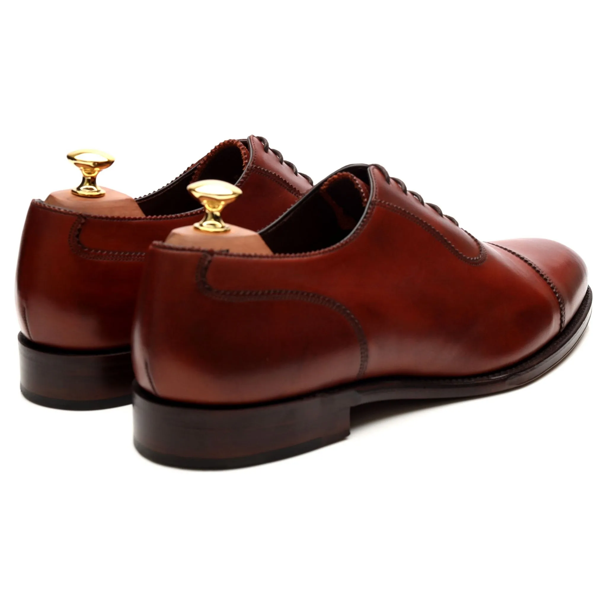 1880 Legacy 'Evans' Brown Leather Oxford UK 9.5 F