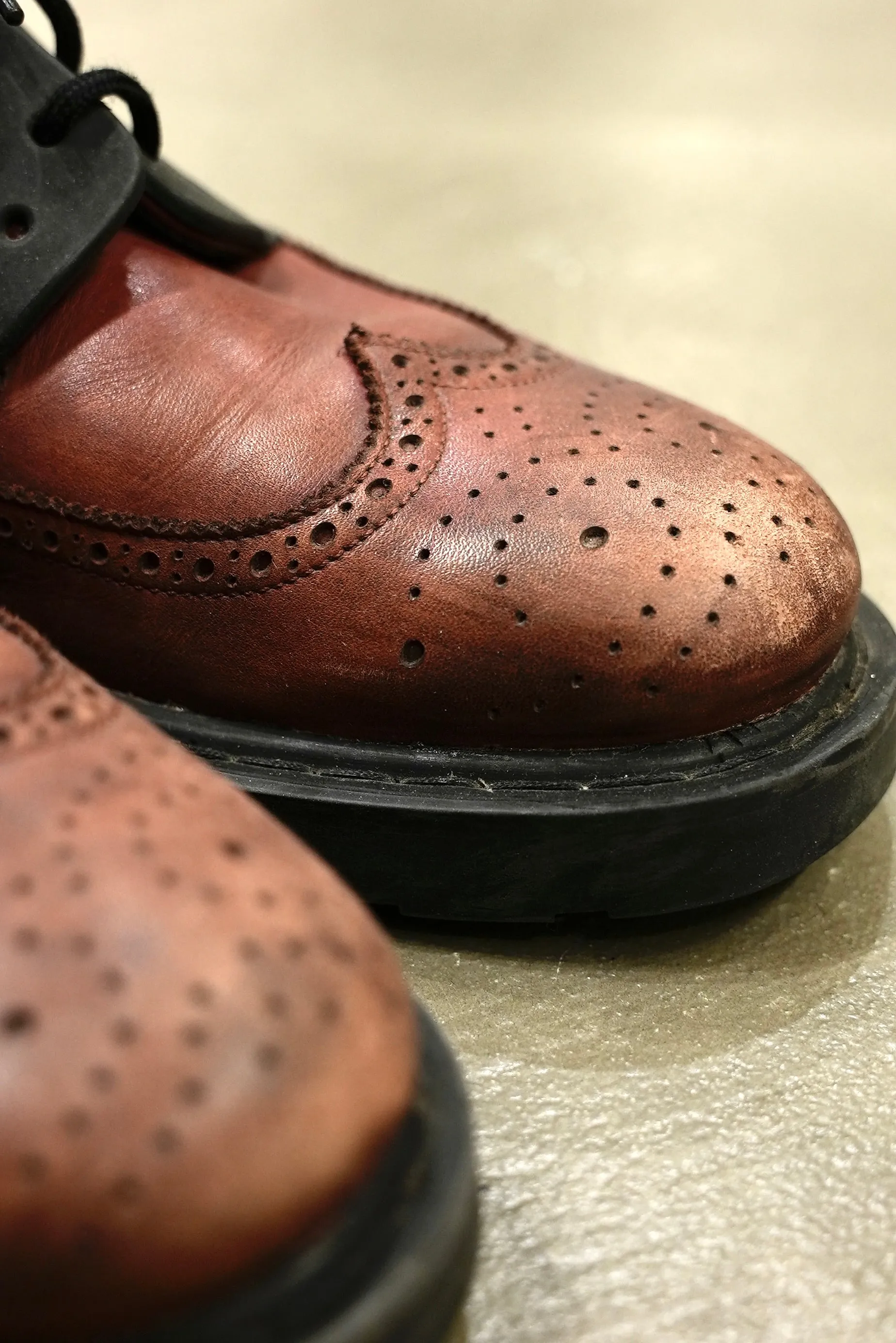 2000s Alexander McQueen leather derby shoes