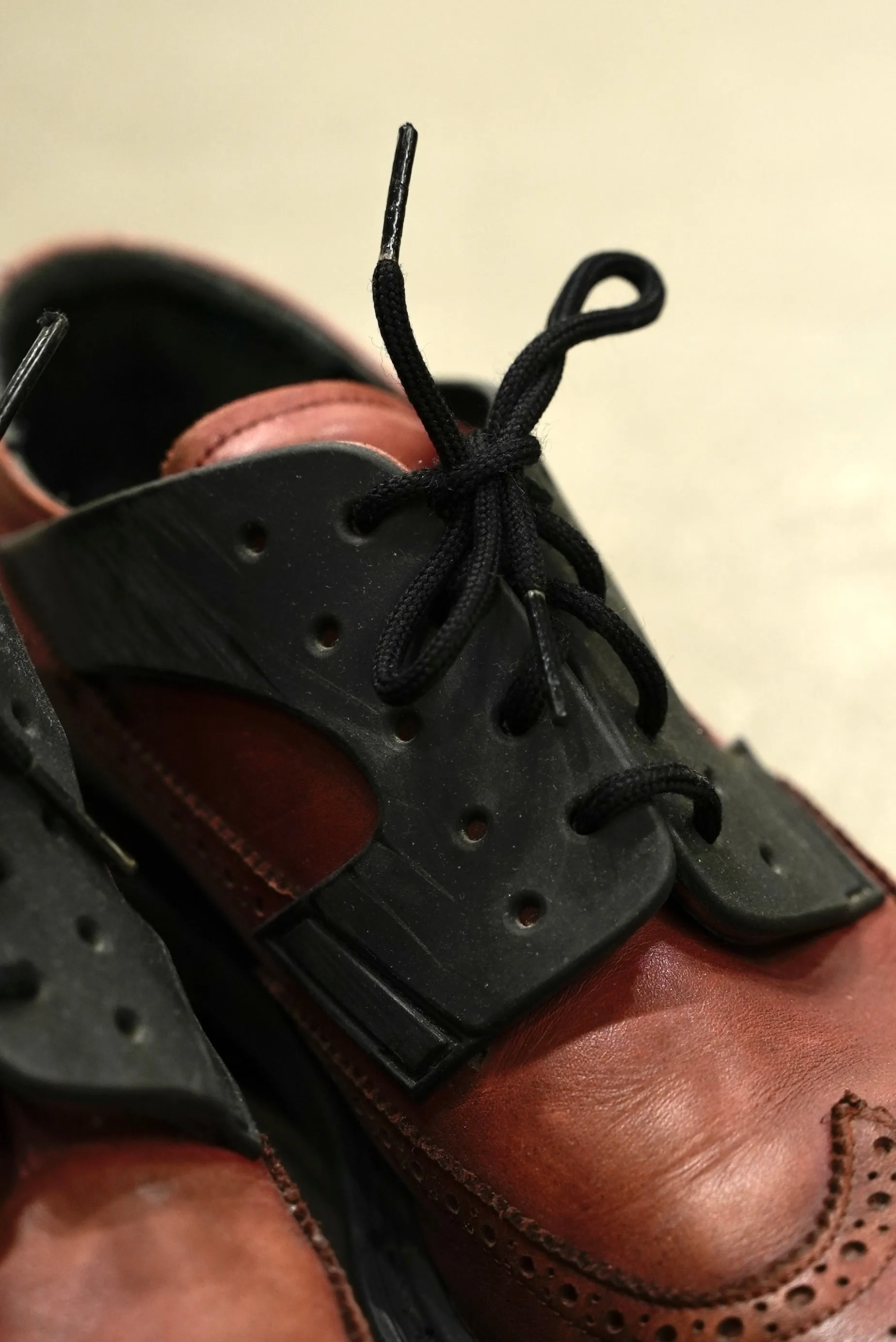 2000s Alexander McQueen leather derby shoes