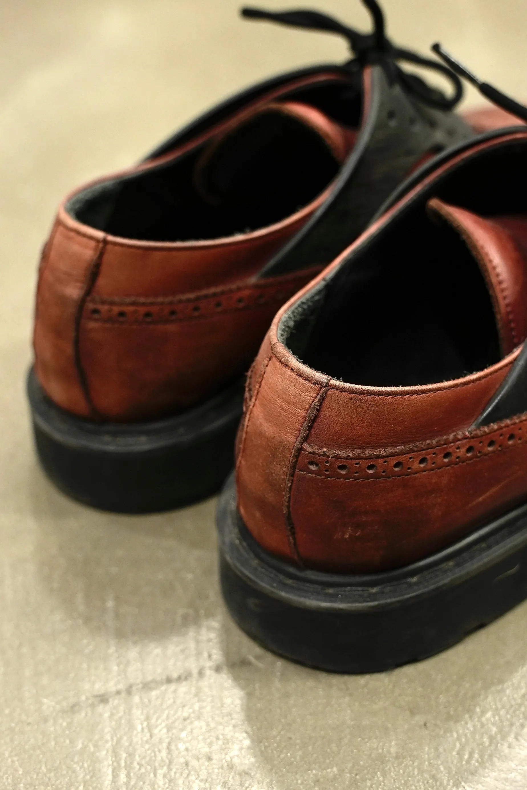 2000s Alexander McQueen leather derby shoes