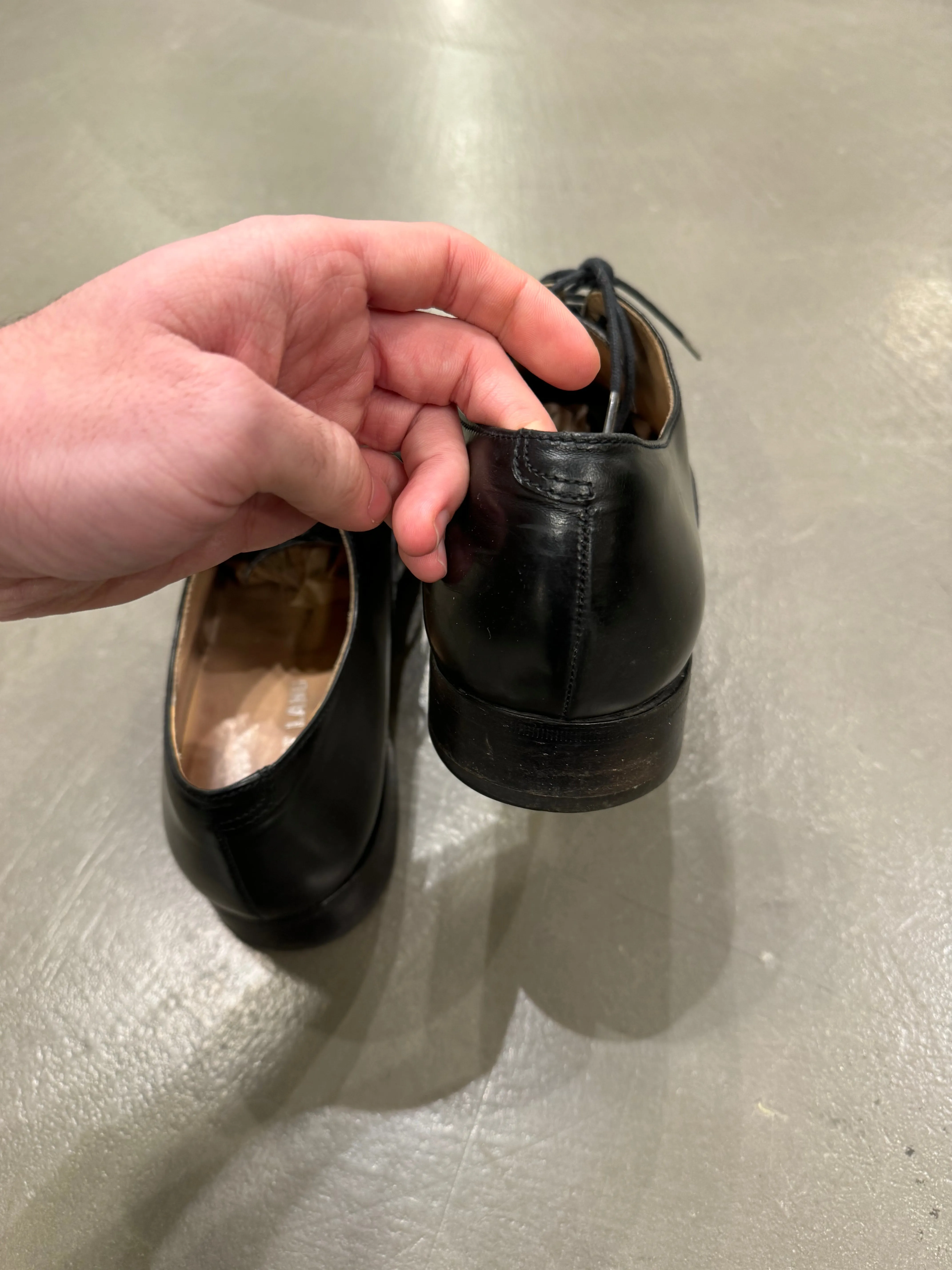 2000s Helmut Lang elegant derby shoes