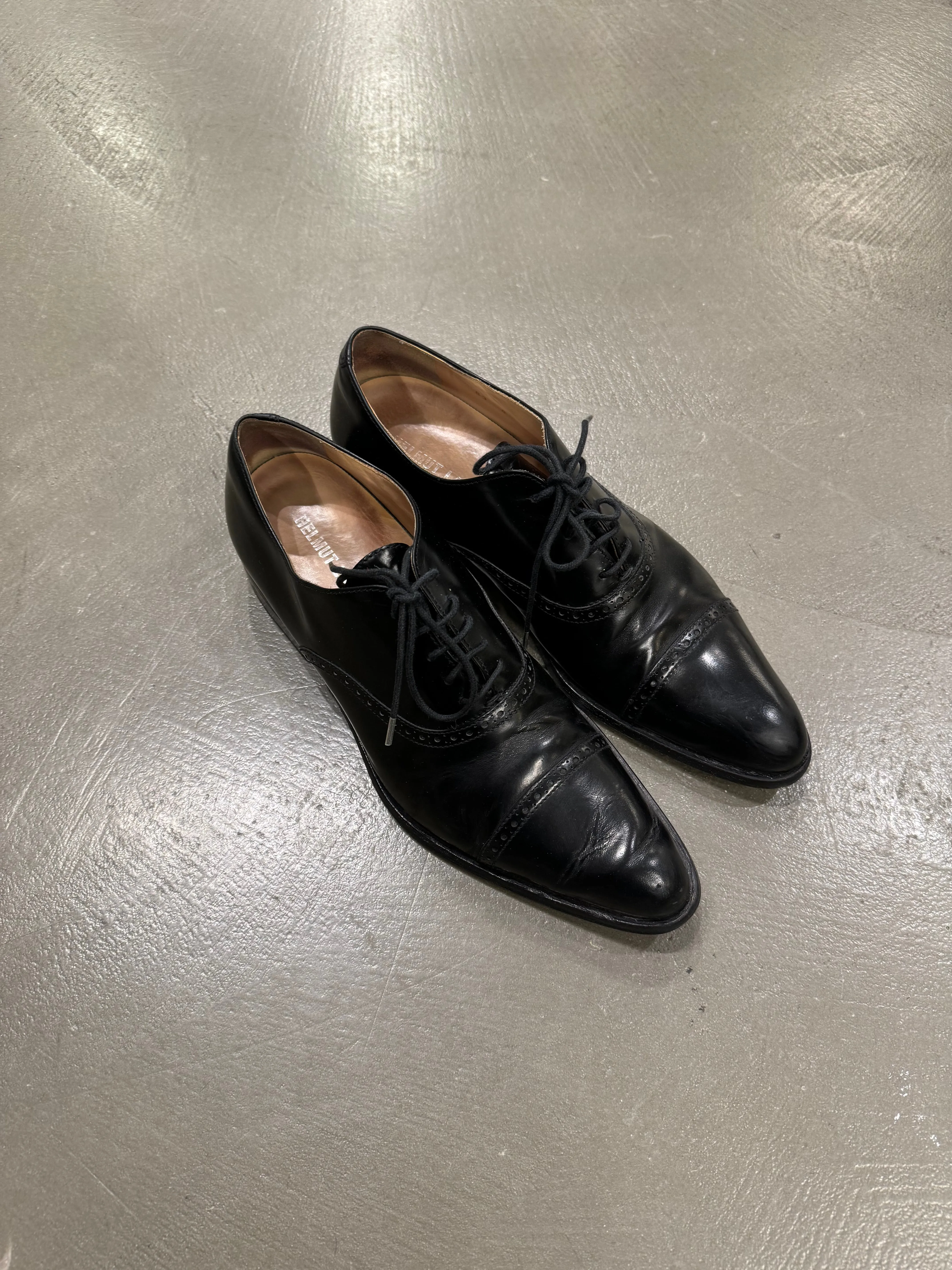 2000s Helmut Lang elegant derby shoes