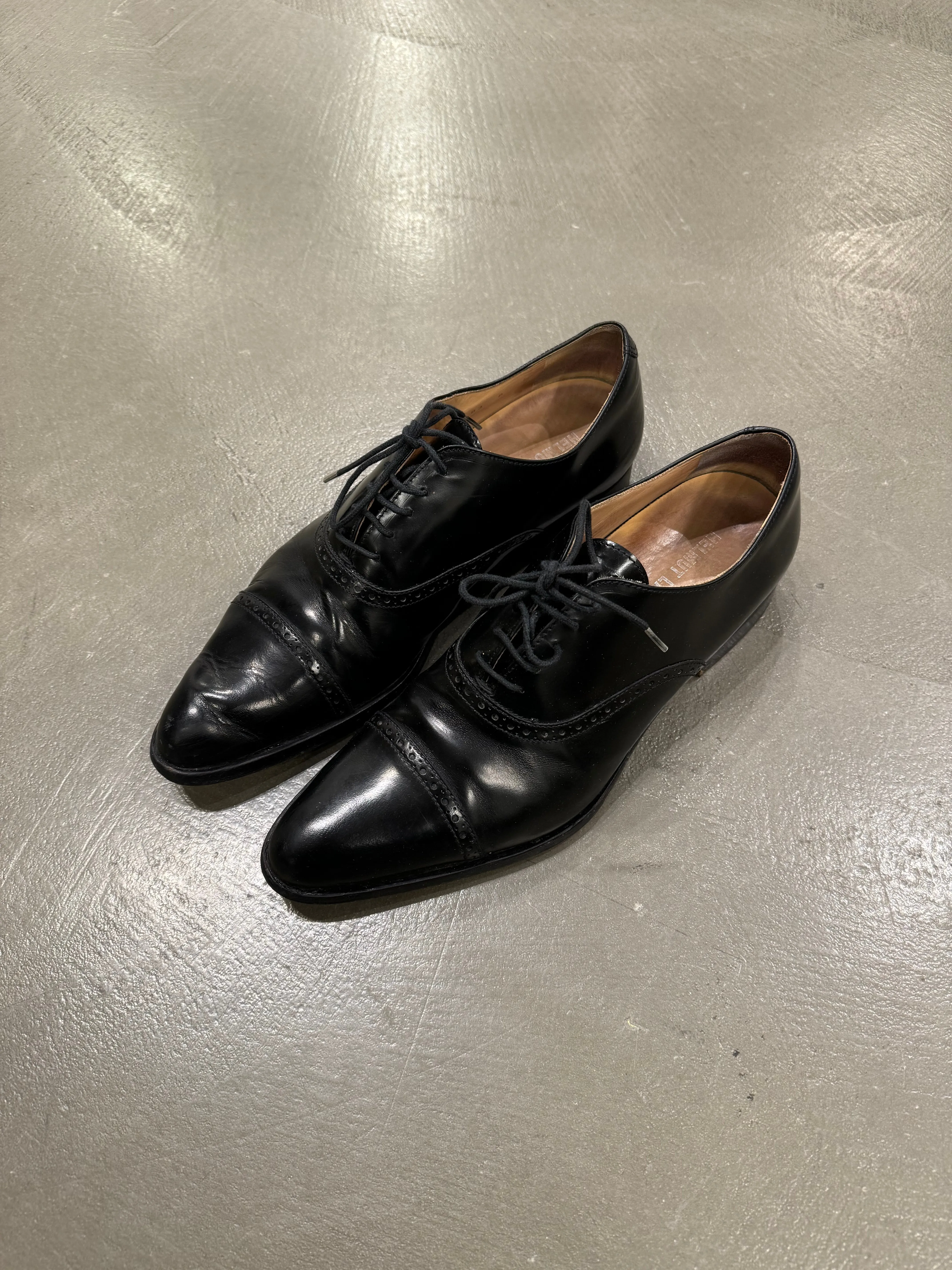 2000s Helmut Lang elegant derby shoes