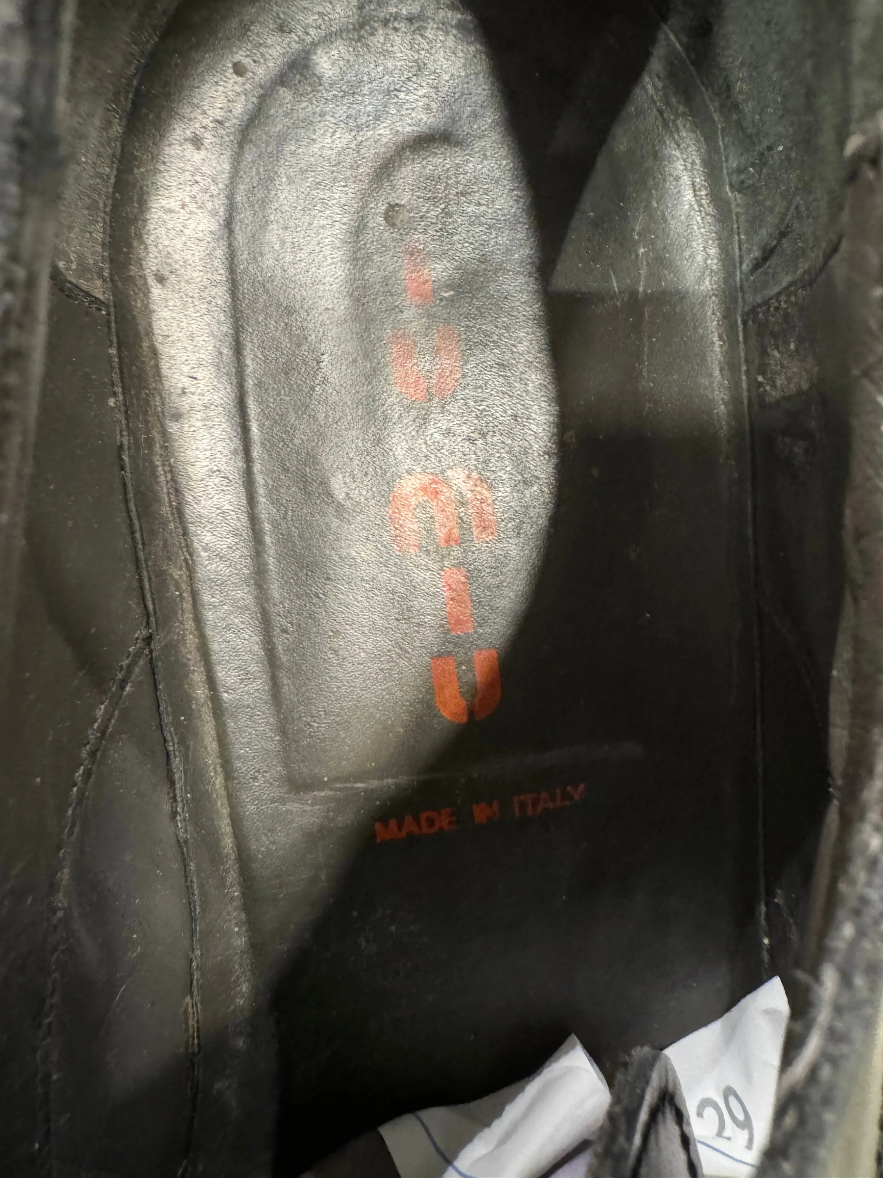 2000s Miu Miu leather derby shoes