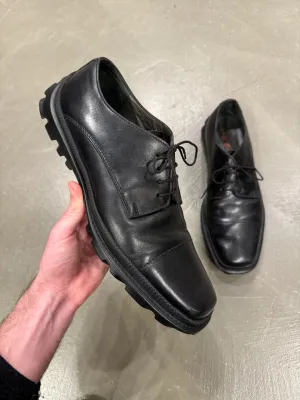 2000s Miu Miu leather derby shoes