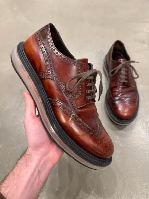 2000s Prada airbag derby leather shoes