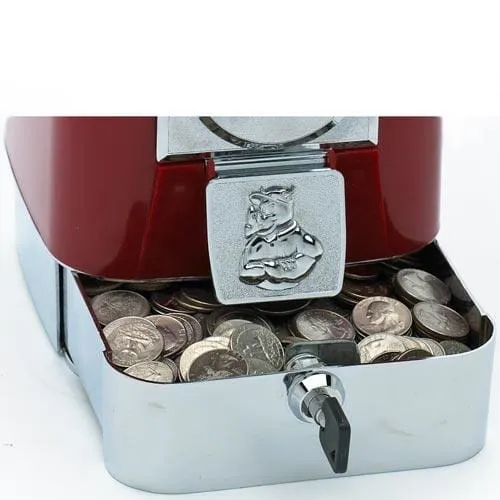 5 Classic Gumball Candy Machines with Stands