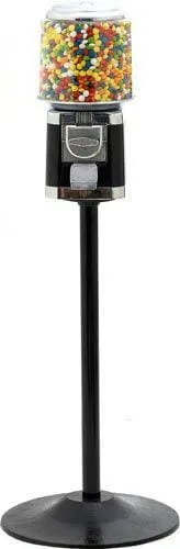 5 Classic Gumball Candy Machines with Stands