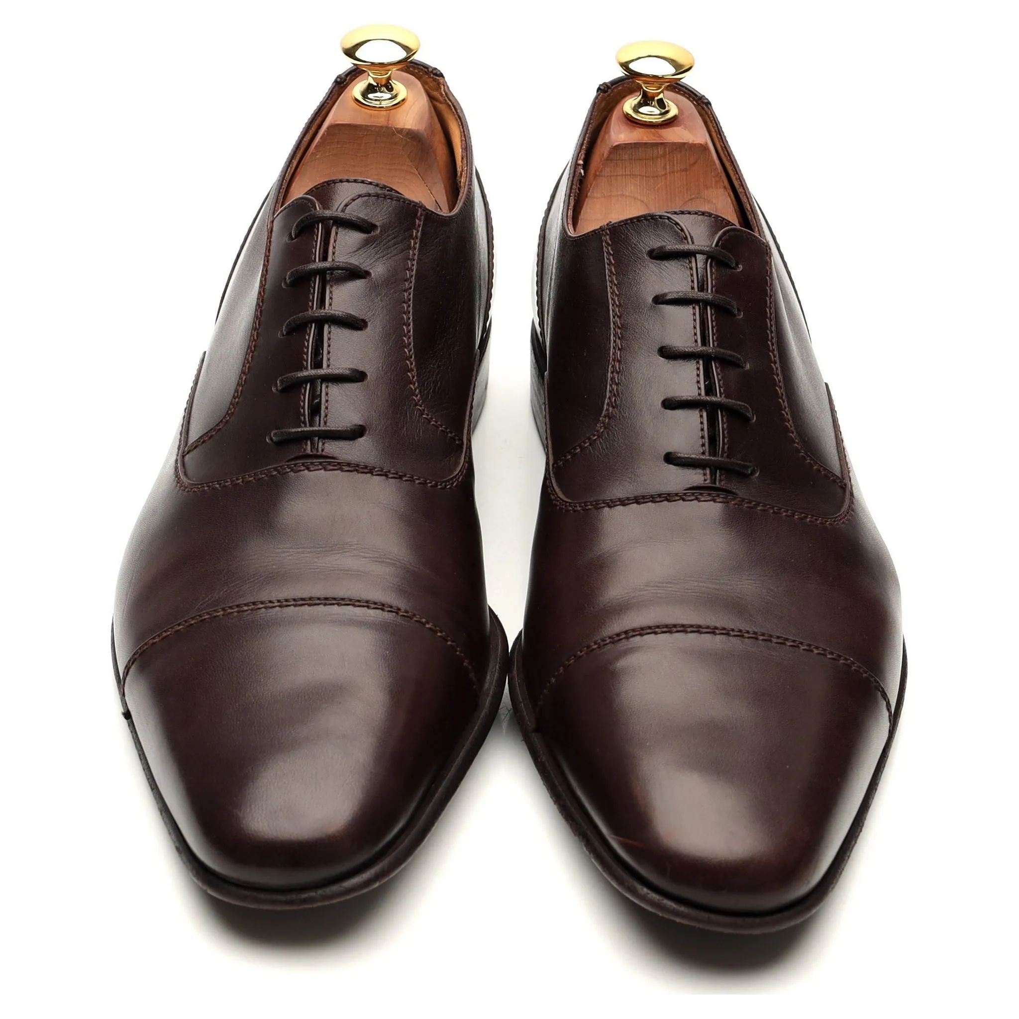 '515' Dark Brown Leather Oxford 9.5 D UK 10