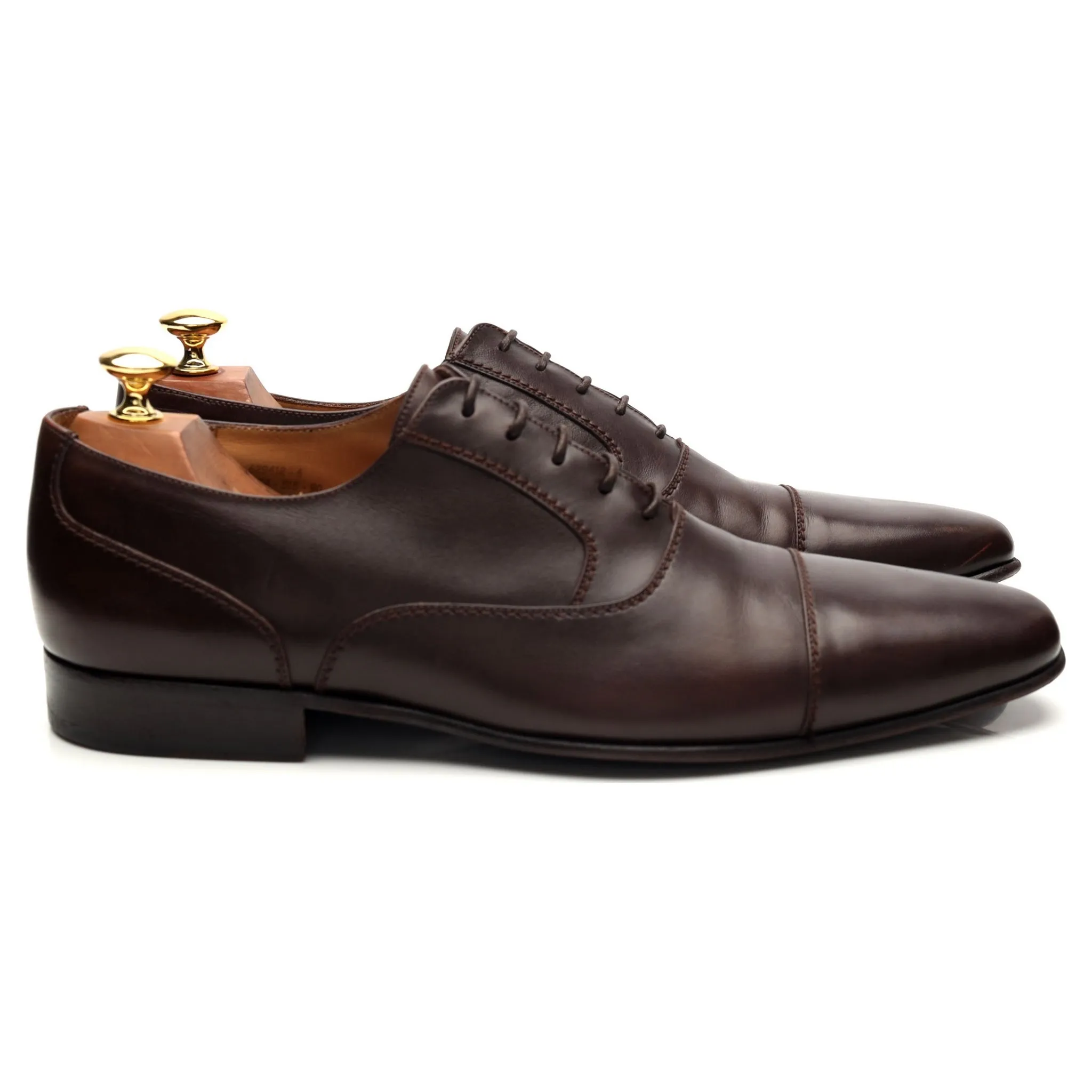 '515' Dark Brown Leather Oxford 9.5 D UK 10