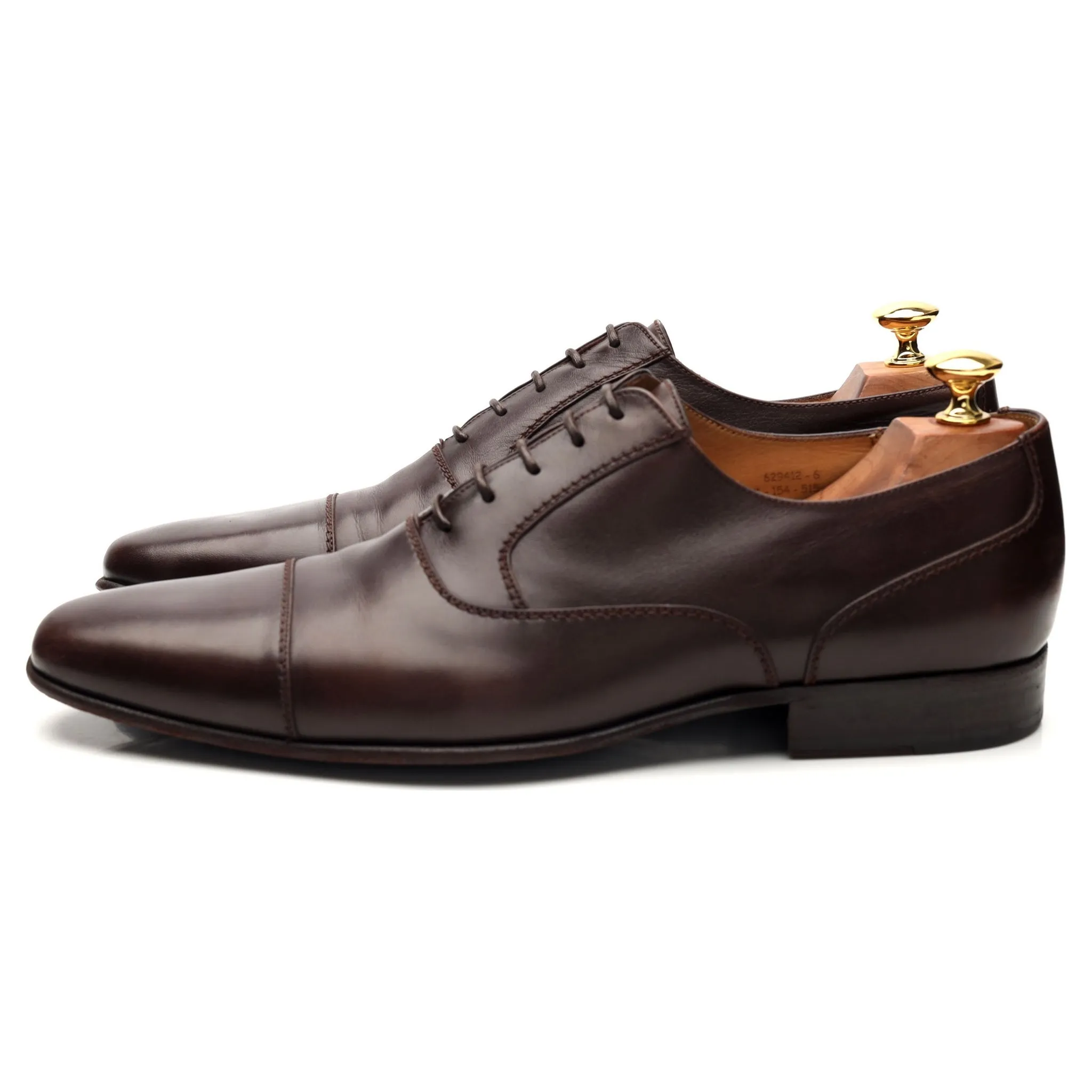 '515' Dark Brown Leather Oxford 9.5 D UK 10
