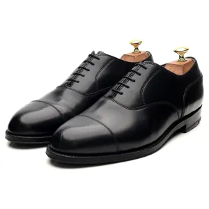'5183' Black Cordovan Leather Oxford UK 8 US 8.5