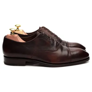 '80204' Dark Brown Museum Leather Oxford UK 8
