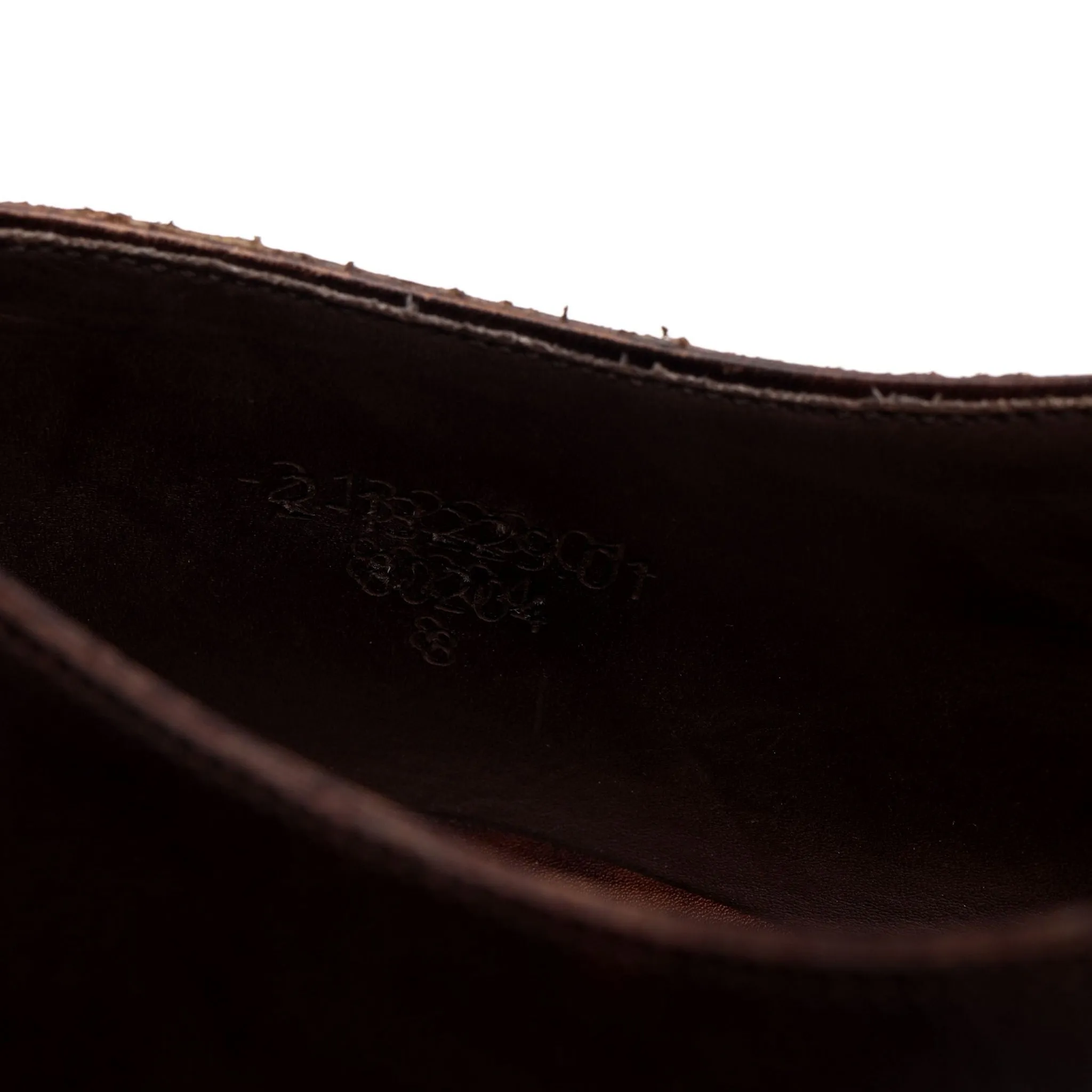 '80204' Dark Brown Museum Leather Oxford UK 8