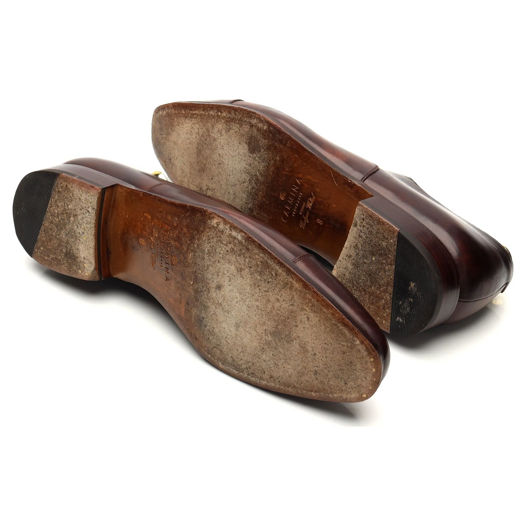 '80204' Dark Brown Museum Leather Oxford UK 8