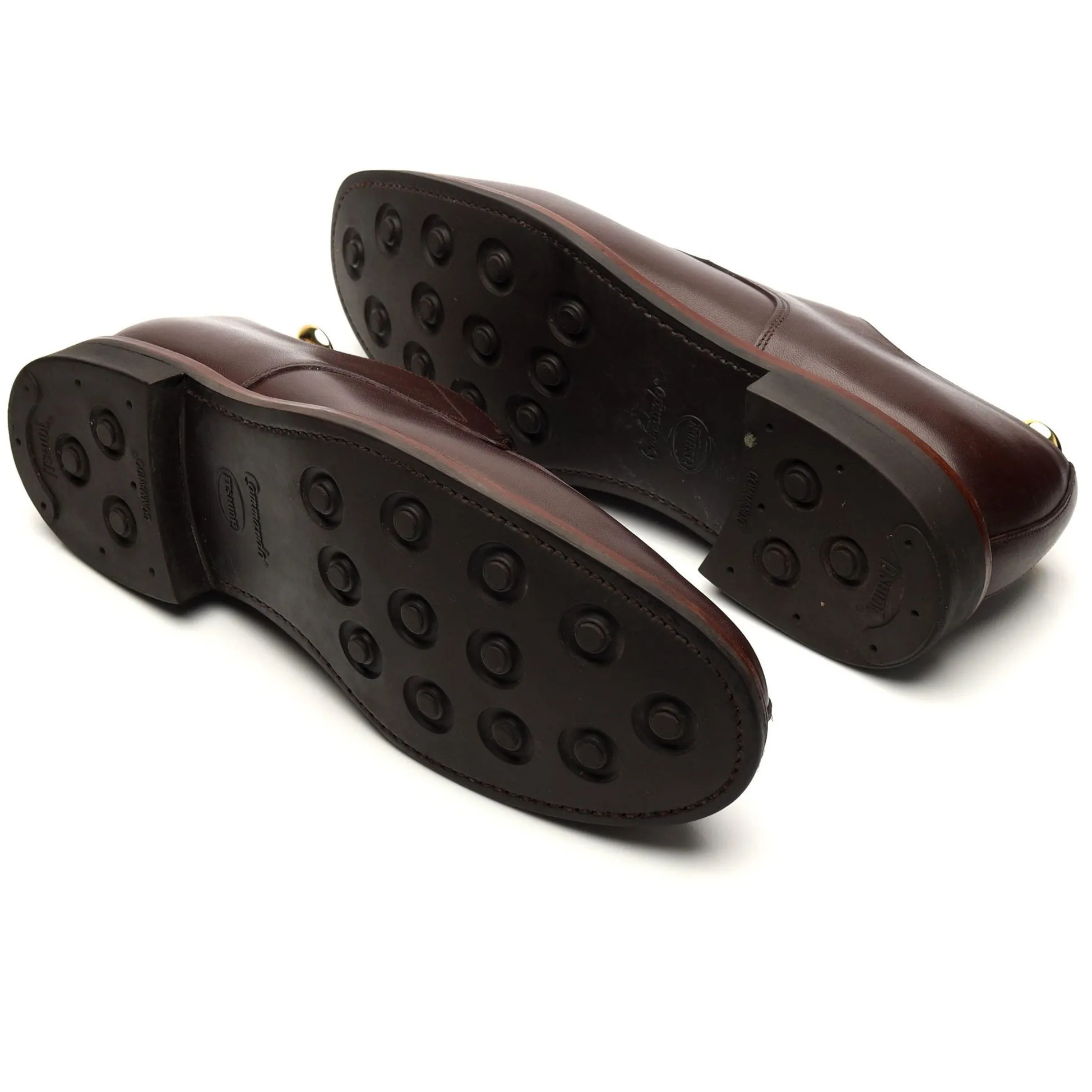 '9748' Dark Brown Leather Split Toe Derby UK 11