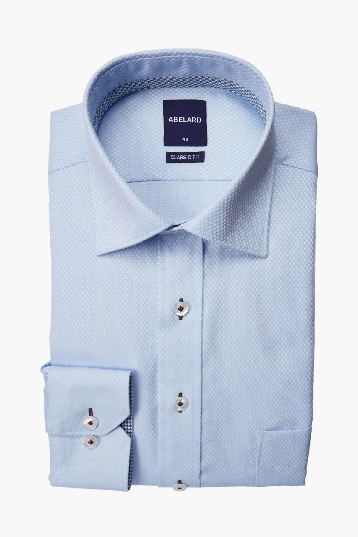 Abelard | Mini Coffee-Bean Dobby Classic Fit Business Shirt