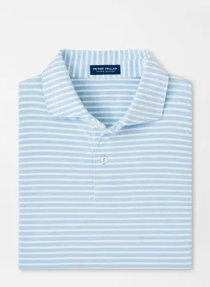 Albatross Stripe Cotton Blend Piqué Polo