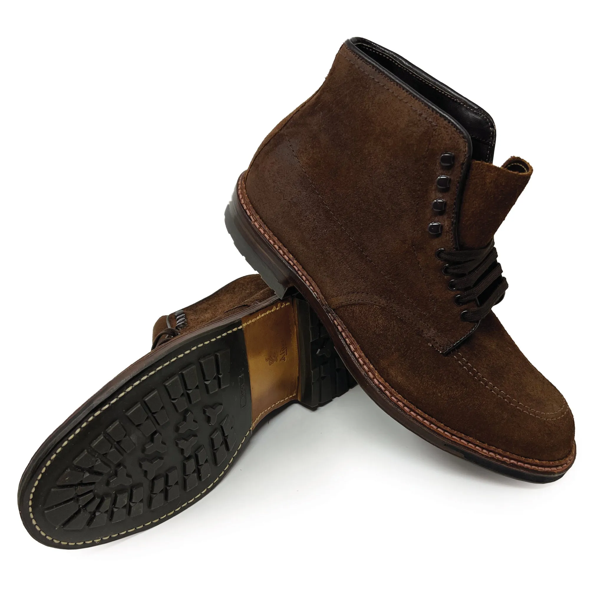 ALDEN Indy Boot in Reverse Tobacco Chamois