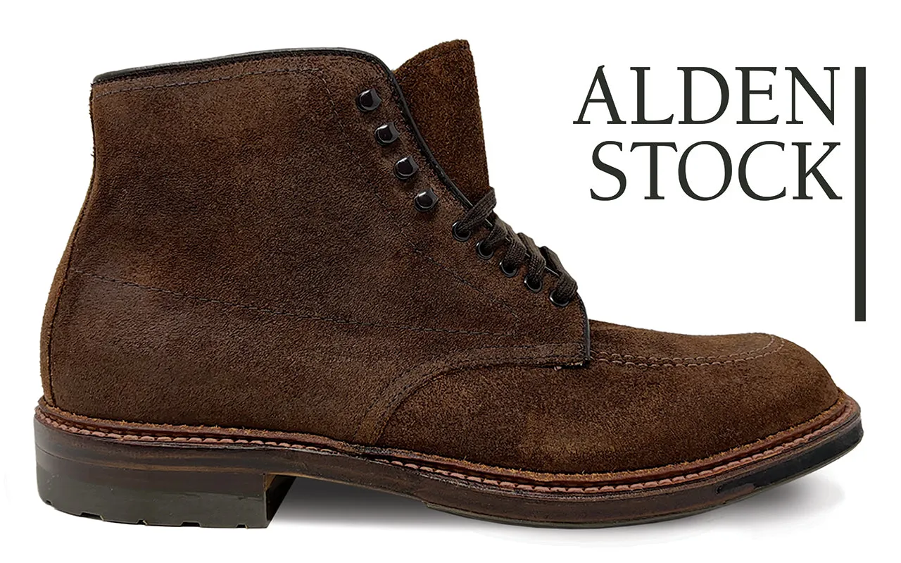 ALDEN Indy Boot in Reverse Tobacco Chamois