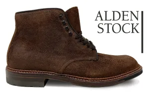 ALDEN Indy Boot in Reverse Tobacco Chamois
