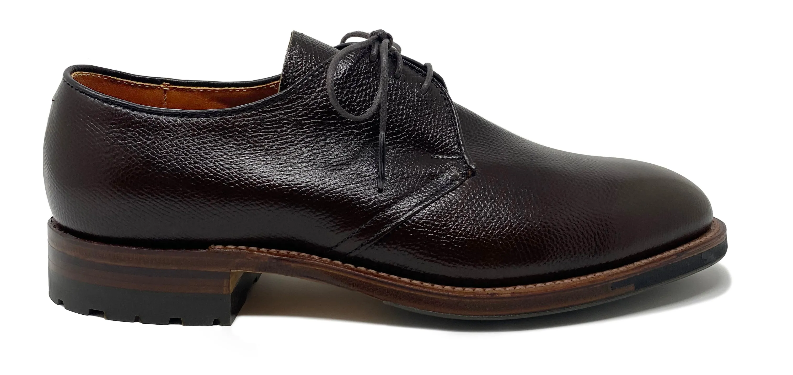 ALDEN "Dutton" Plain Toe Alpine Grain Blucher