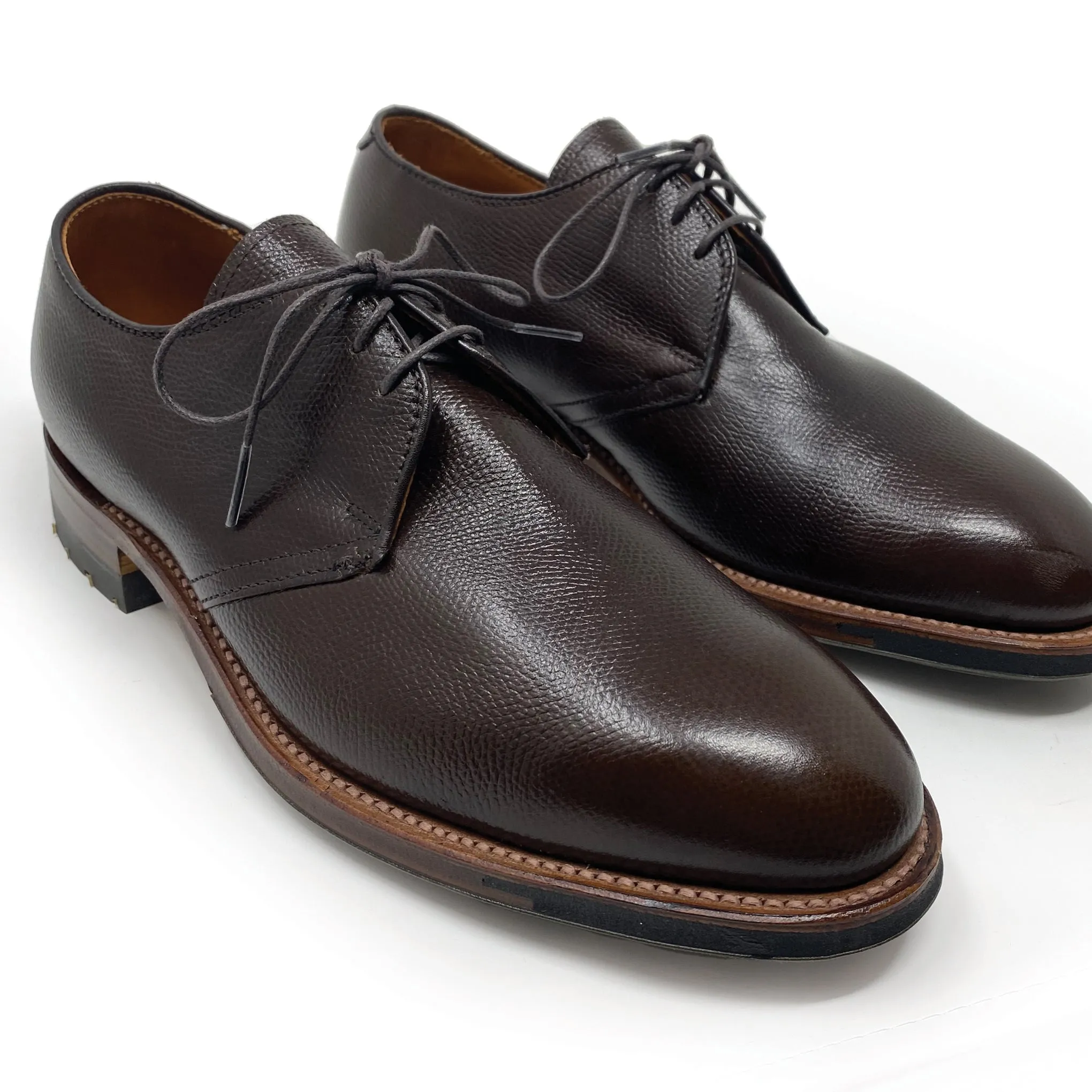 ALDEN "Dutton" Plain Toe Alpine Grain Blucher