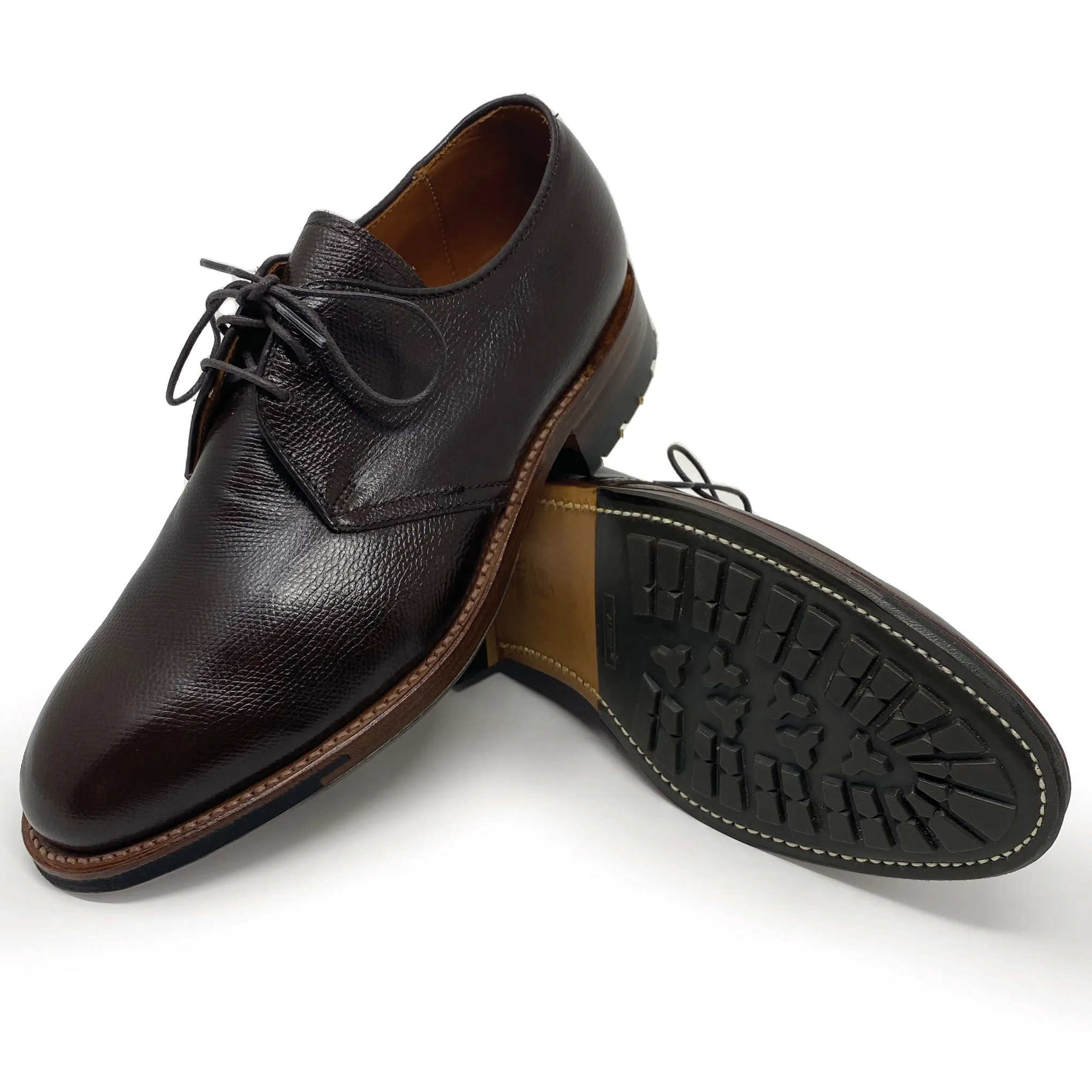 ALDEN "Dutton" Plain Toe Alpine Grain Blucher