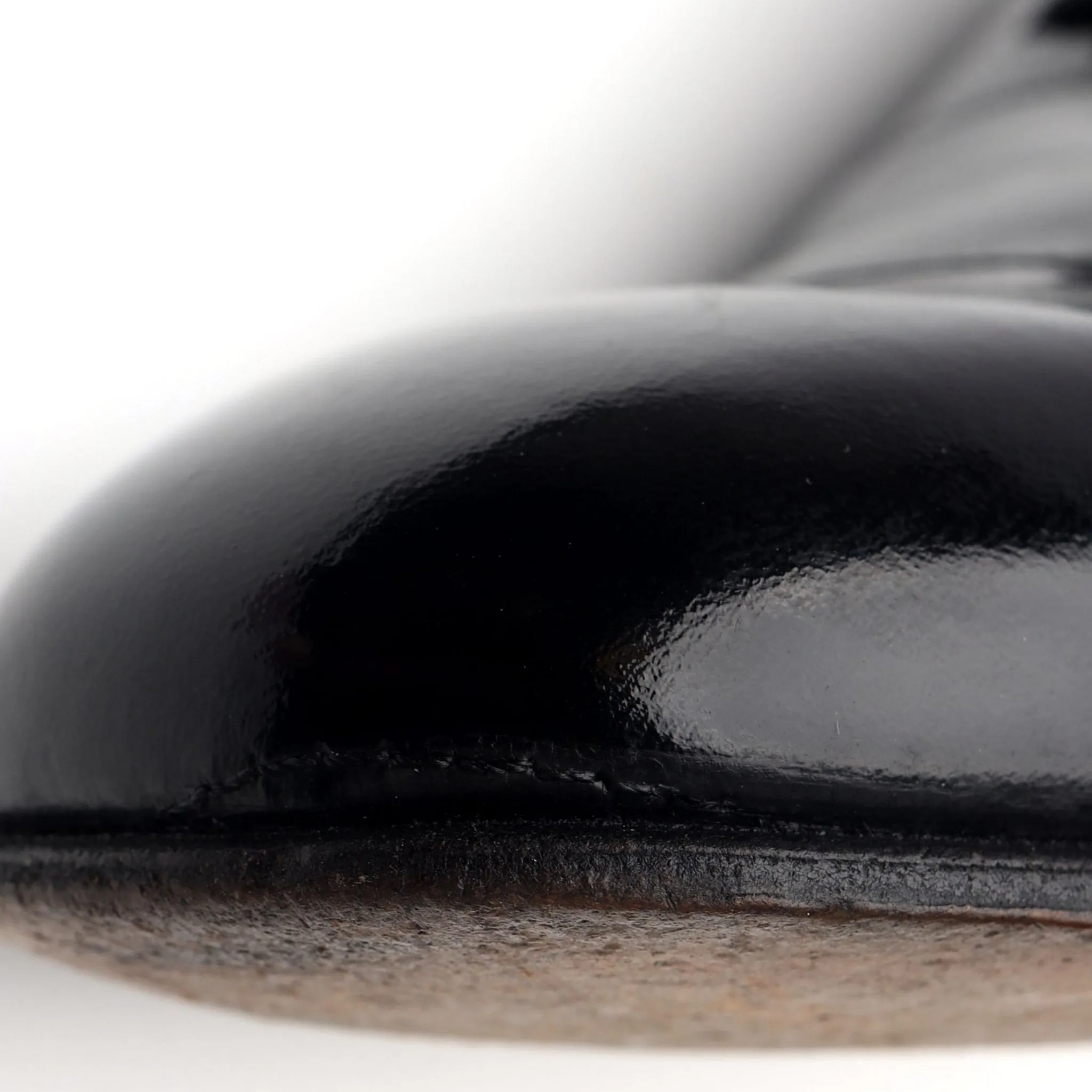 'Alexander' Black Patent Leather Oxford UK 10.5 F