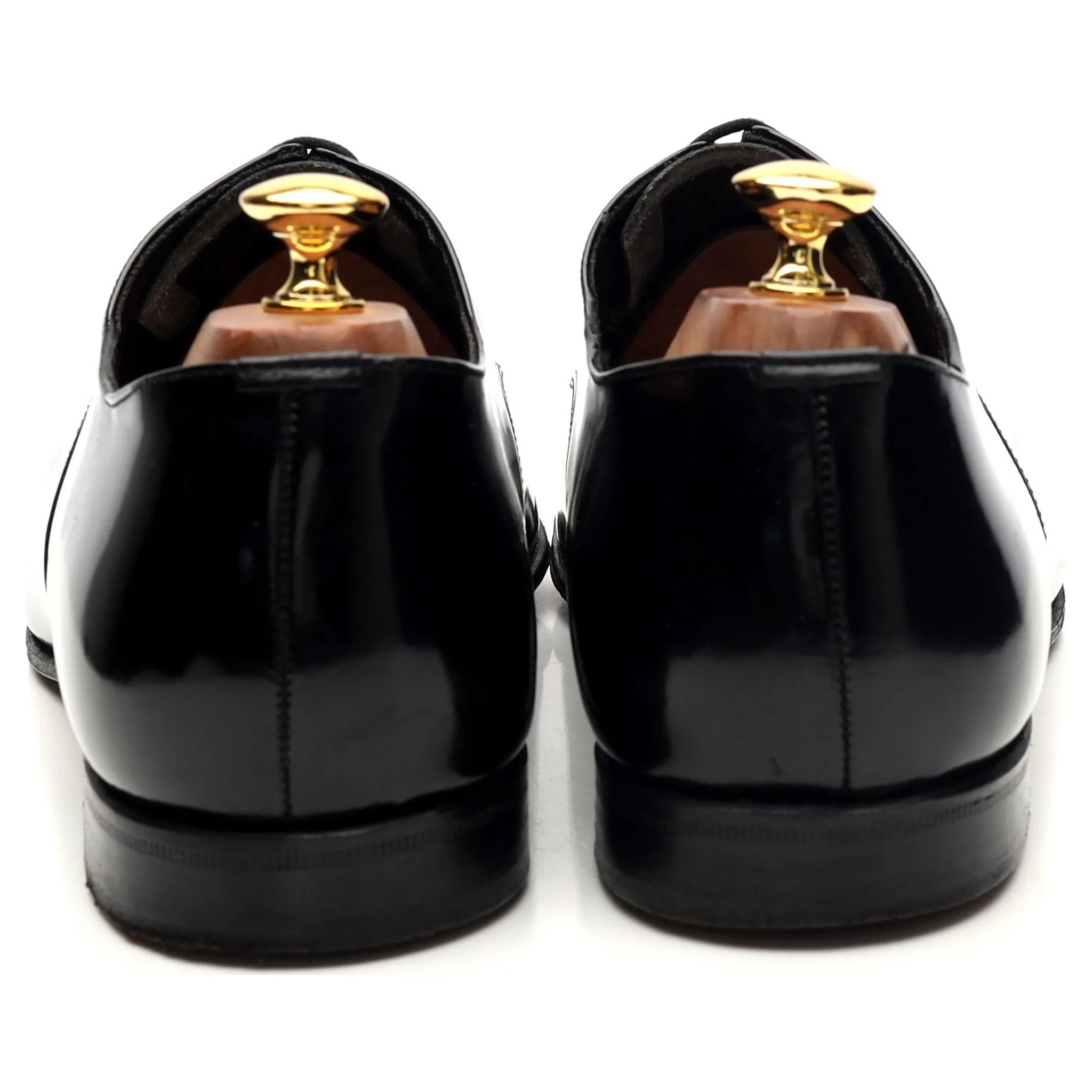 'Alexander' Black Patent Leather Oxford UK 10.5 F