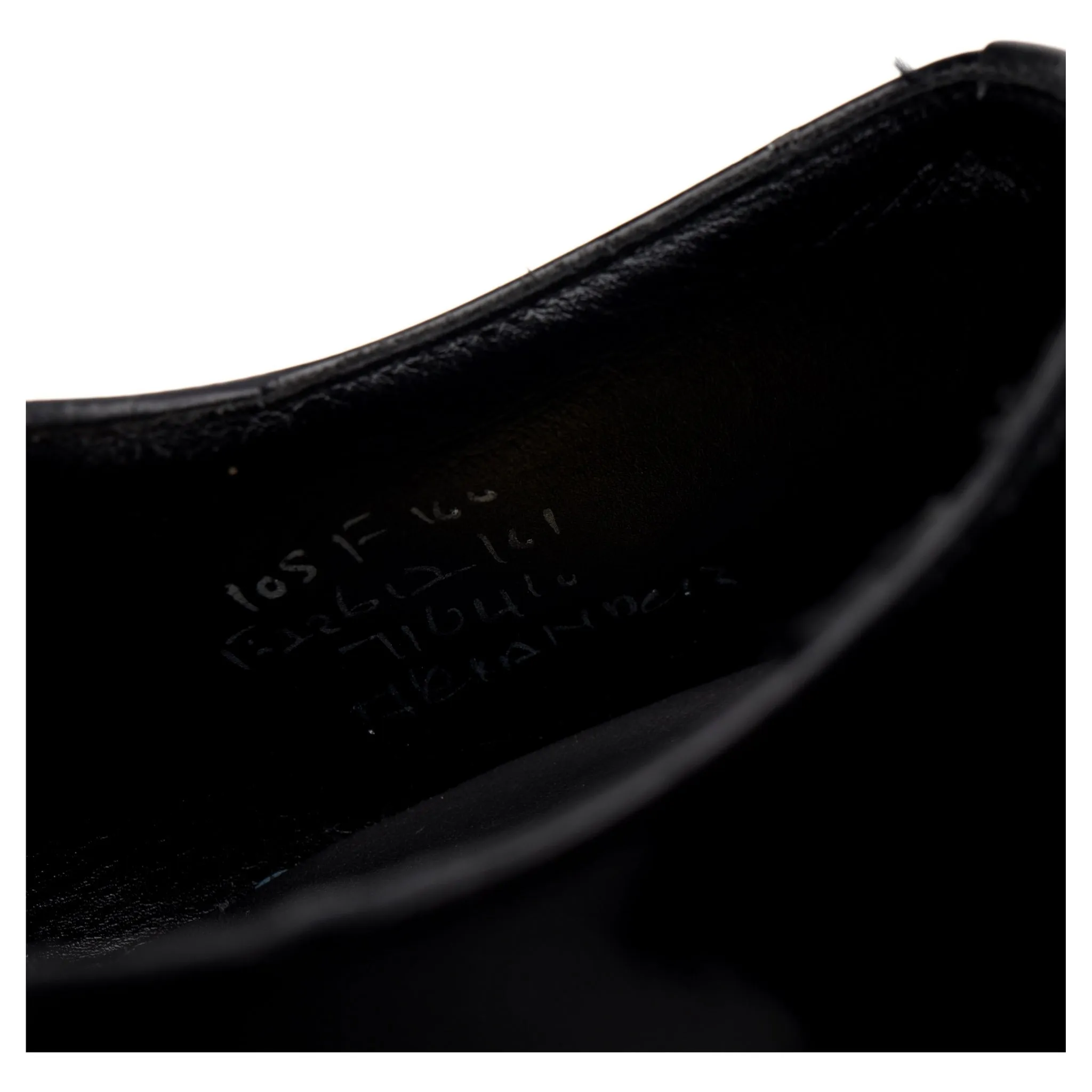 'Alexander' Black Patent Leather Oxford UK 10.5 F